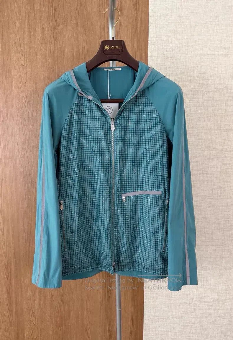 Hermes Hermes Men's Dual-Faced Functional Hooded Jacket Size US S / EU 44-46 / 1 - 1 Thumbnail