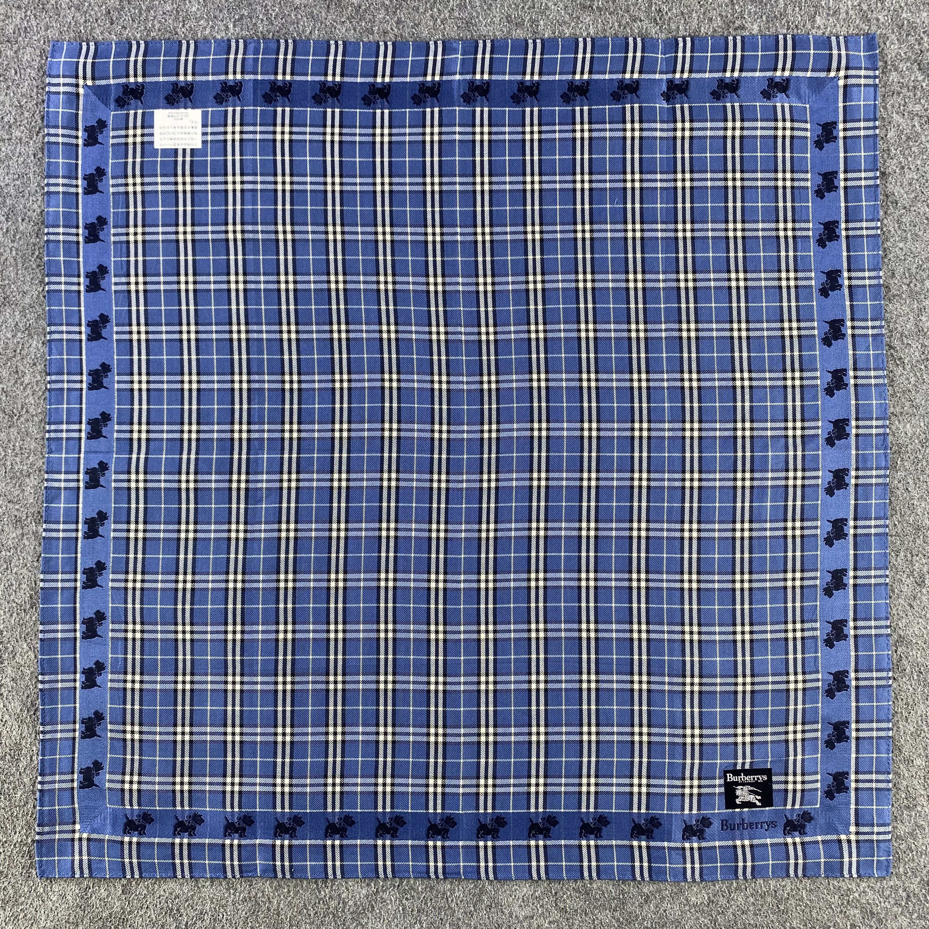 Burberry × Vintage Burberry Handkerchief/Neckerchief/Bandana HC792 Size ONE SIZE - 1 Thumbnail