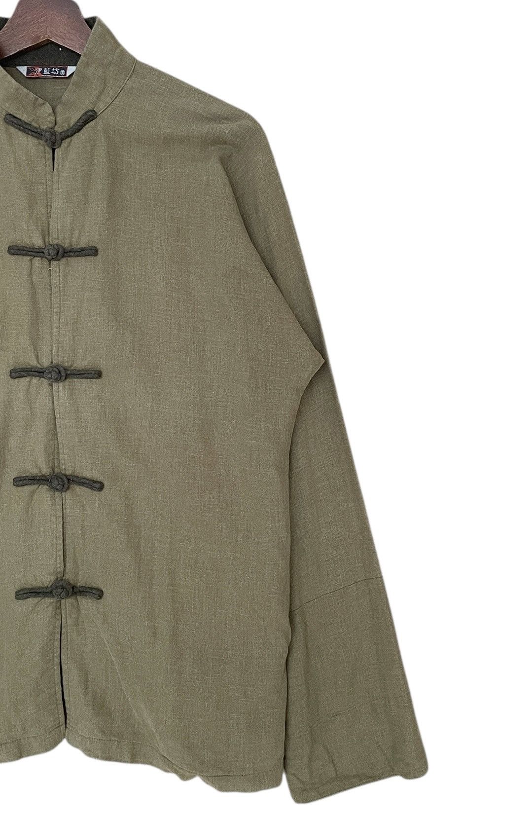 Vintage Vintage Japanese Brand Kung-Fu Linen Shirt 1990s Size US M / EU 48-50 / 2 - 4 Thumbnail