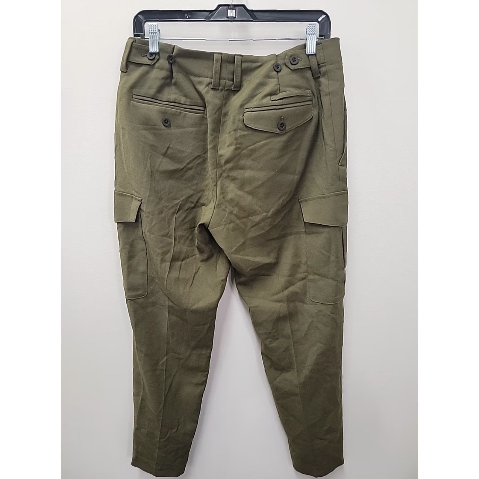 Club Monaco **VINTAGE Club Monaco MILITARY Wool Size 32 Green Straight Pants** User: VINTAGE Club Monaco MILITARY Wool Size 32 Green Straight Pants Size US 32 / EU 48 - 3 Thumbnail