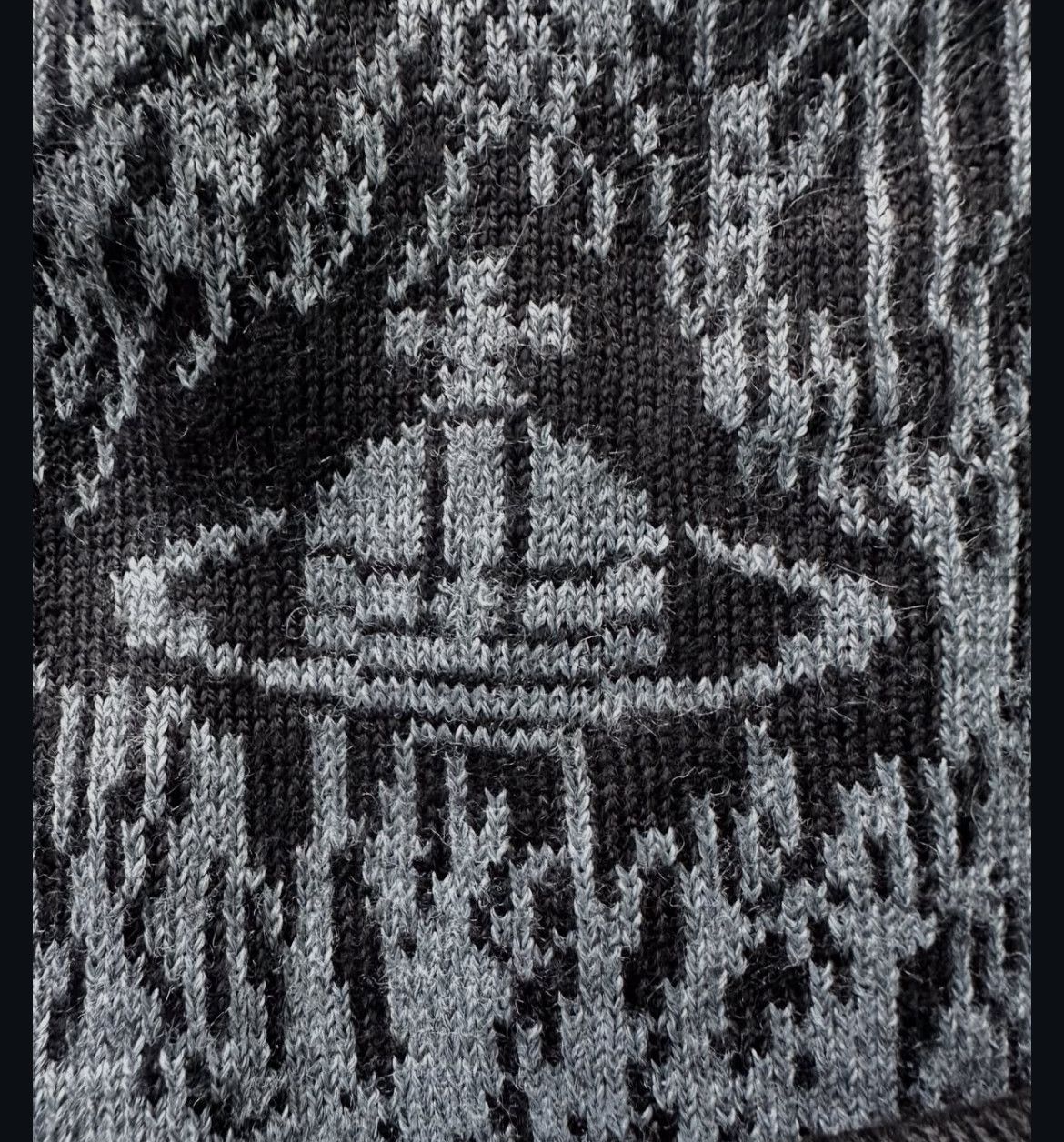 Vivienne Westwood Vivienne Westwood Orb Iconic Logo Pattern Wool Knit Beanie Size ONE SIZE - 3 Thumbnail