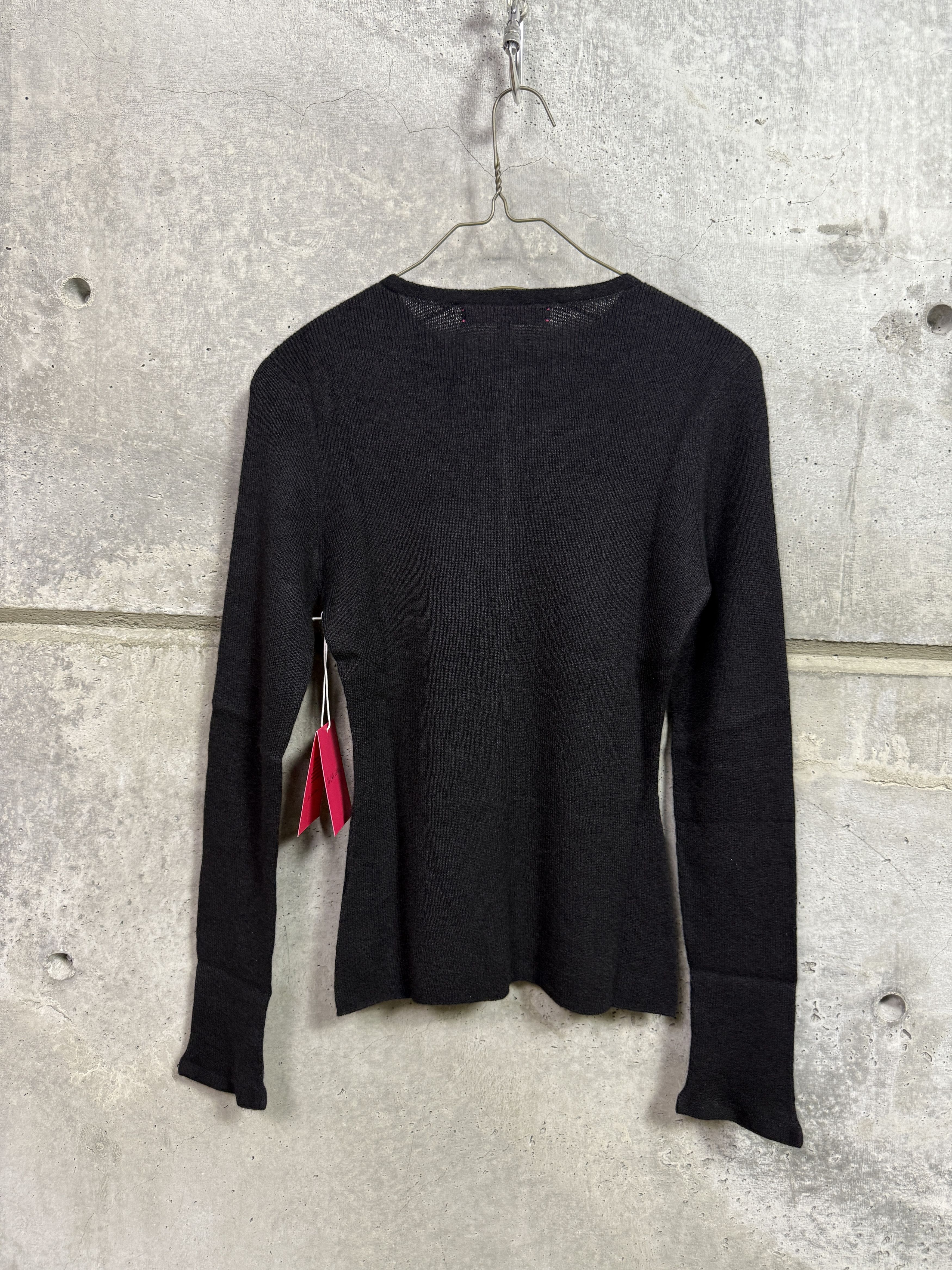The Elder Statesman $1250 The Elder Statesman Black Delicash Cardigan Size S / US 4 / IT 40 - 9 Thumbnail