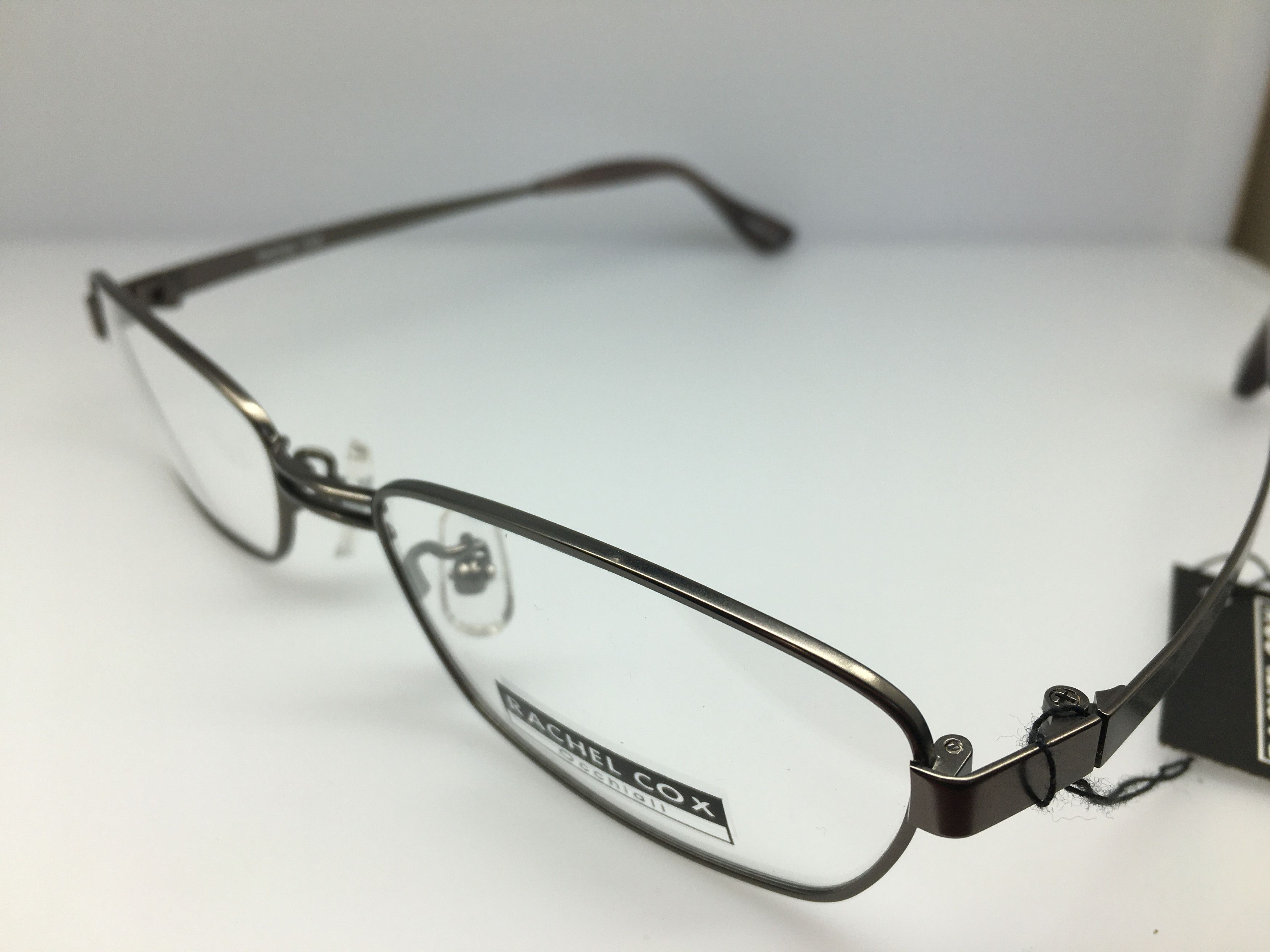 Vintage Vintage Rachel Cox R1246 Gray Silver Titan Eyeglasses Frame Size ONE SIZE - 3 Thumbnail