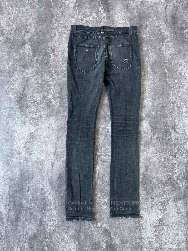 Saint Laurent Paris Saint Laurent Paris Cut-out worn-out denim jeans Size US 30 / EU 46 - 8 Thumbnail