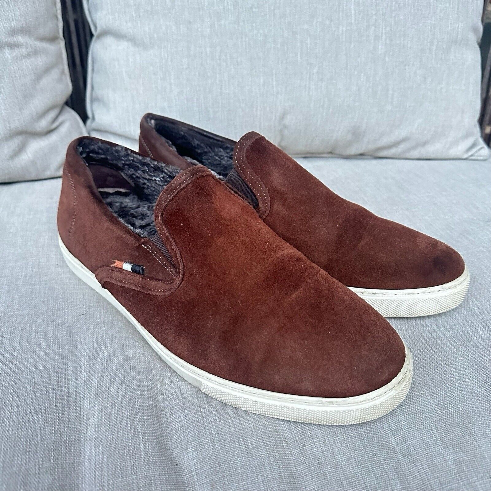 Allen Edmonds Allen Edmonds Courtside Slip On Shearling Loafer Suede 9.5 Size US 9.5 / EU 42-43 - 1 Thumbnail
