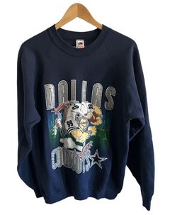 NTWRK - Vintage Nutmeg Mills 90s Dallas Cowboys AOP Sweater