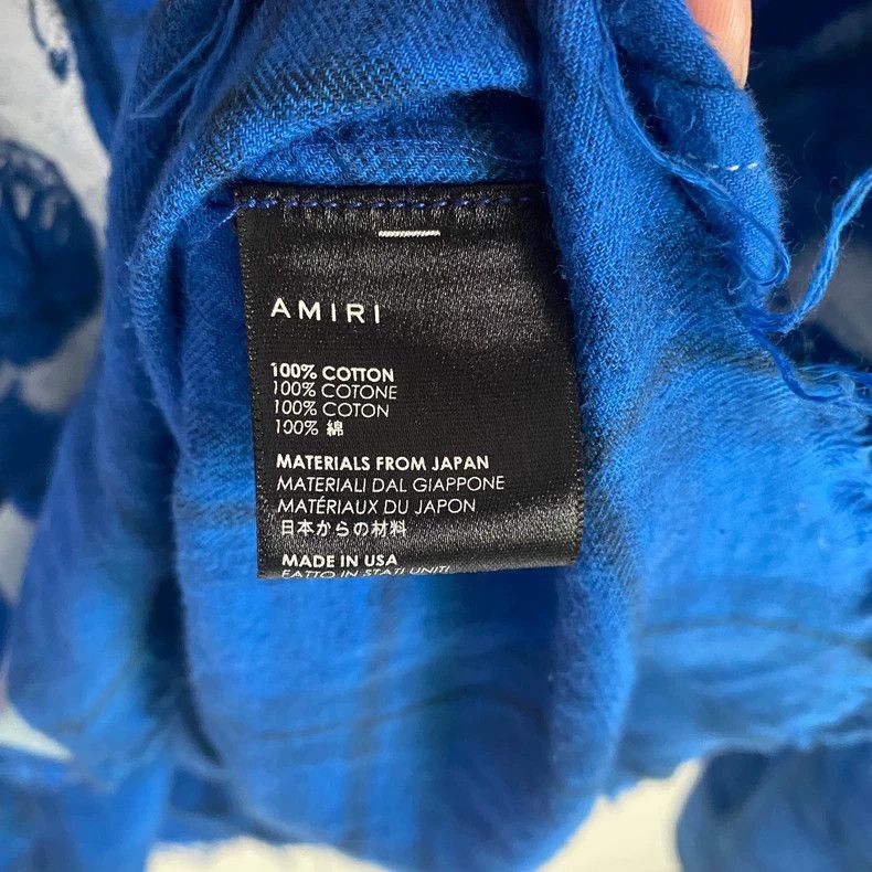 Amiri Amiri 18SS DISTRESSED PRINTED CHECKED COTTON-FLANNEL SHIRT Size US M / EU 48-50 / 2 - 6 Thumbnail
