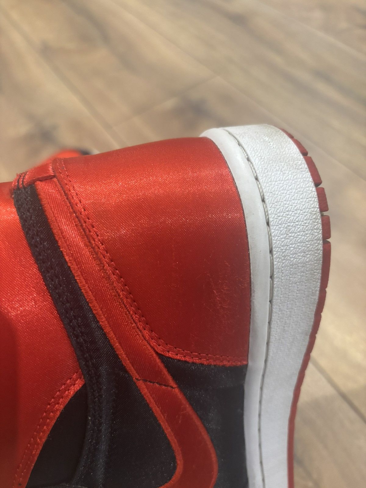 Nike Nike air jordan 1 high satin bred Size US 10.5 / EU 43-44 - 9 Thumbnail