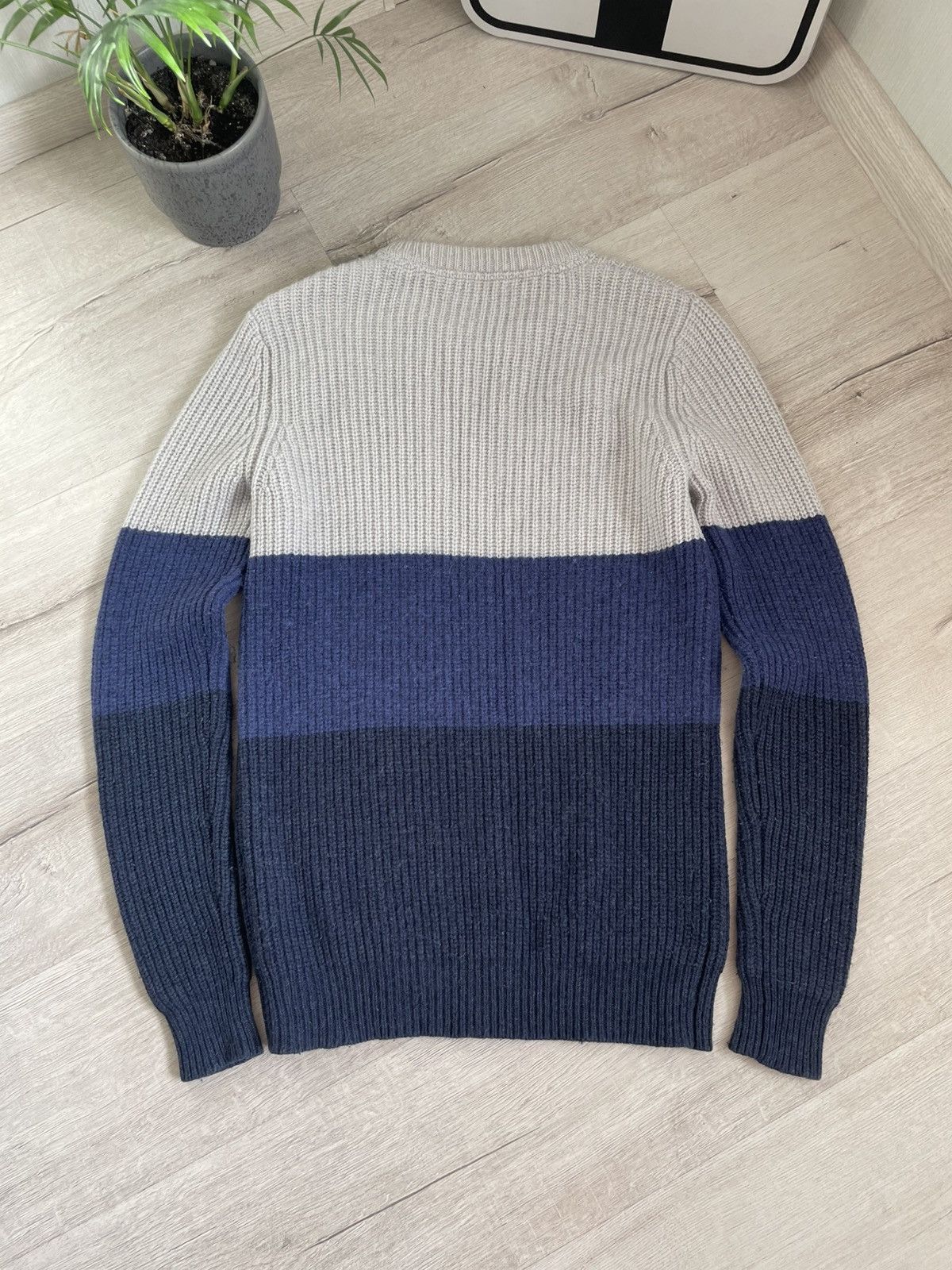 Reiss Rare Reiss Sweater Lambswool Knit Striped Y2k Design Size US S / EU 44-46 / 1 - 8 Thumbnail