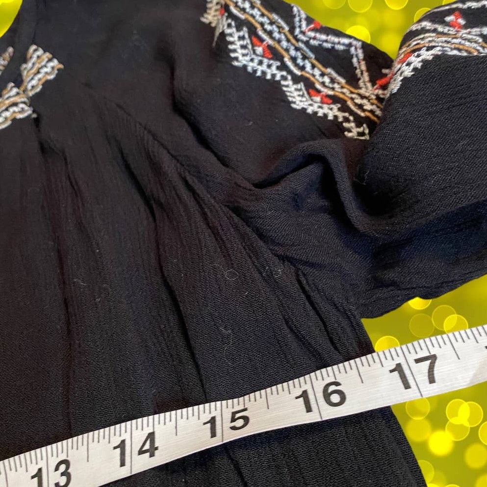 Old Navy Old Navy NWT Rayon Shirt Boho Embroidered Dress Size S Size S / US 4 / IT 40 - 10 Thumbnail