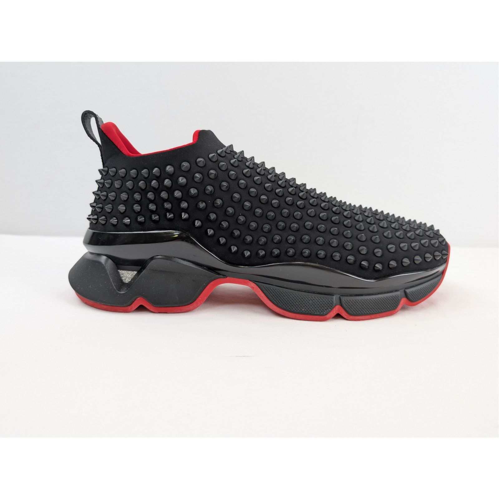Christian Louboutin o1rshd1 Spike Sock Flat Shoe Boots Sneakers in Black 43 Size US 10 / EU 43 - 4 Thumbnail
