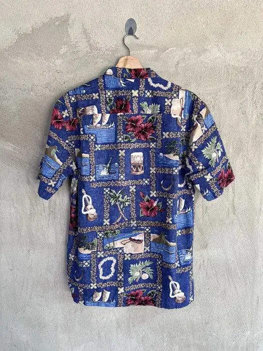 Vintage Vintage Hawaiian Flower Overprint Shirt Size US M / EU 48-50 / 2 - 7 Thumbnail