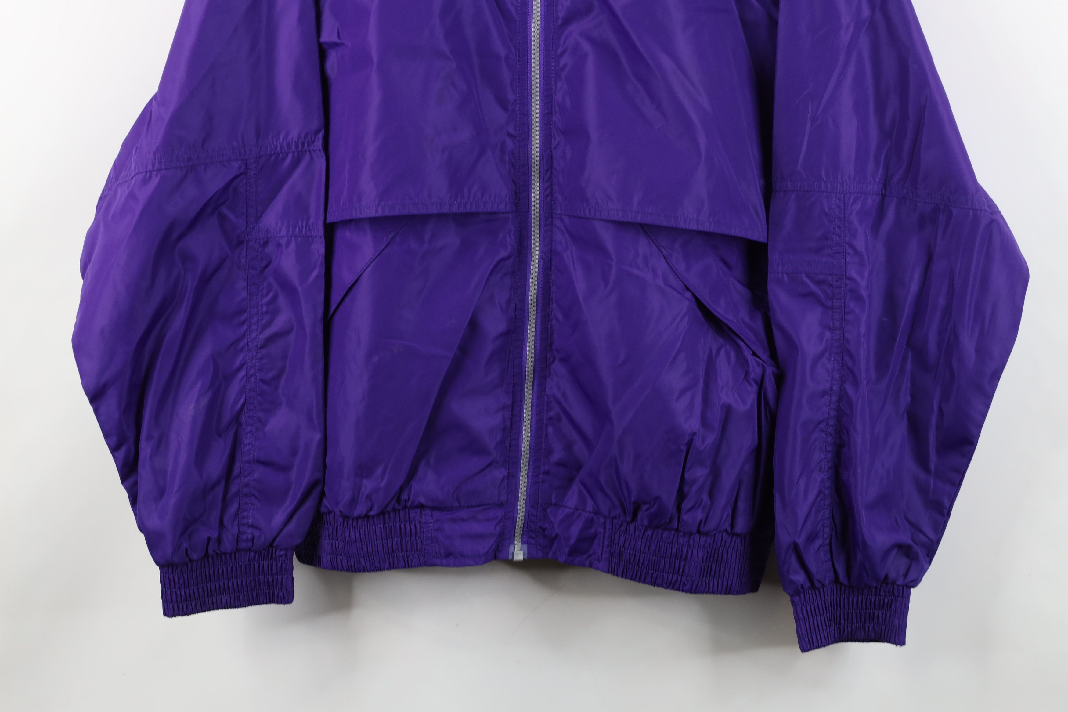 Nike Vintage Nike Scott Mini Swoosh Windbreaker Jacket Purple Size US M / EU 48-50 / 2 - 3 Thumbnail