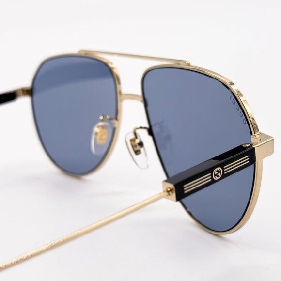 Gucci NEW GUCCI GG1311S 003 UNISEX METAL AVIATOR SUNGLASSES Size ONE SIZE - 9 Thumbnail