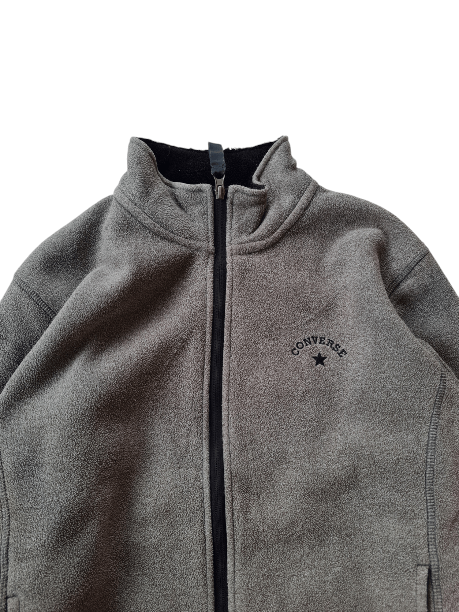 Converse × Vintage Vintage Converse Fleece Jacket Size US M / EU 48-50 / 2 - 4 Thumbnail