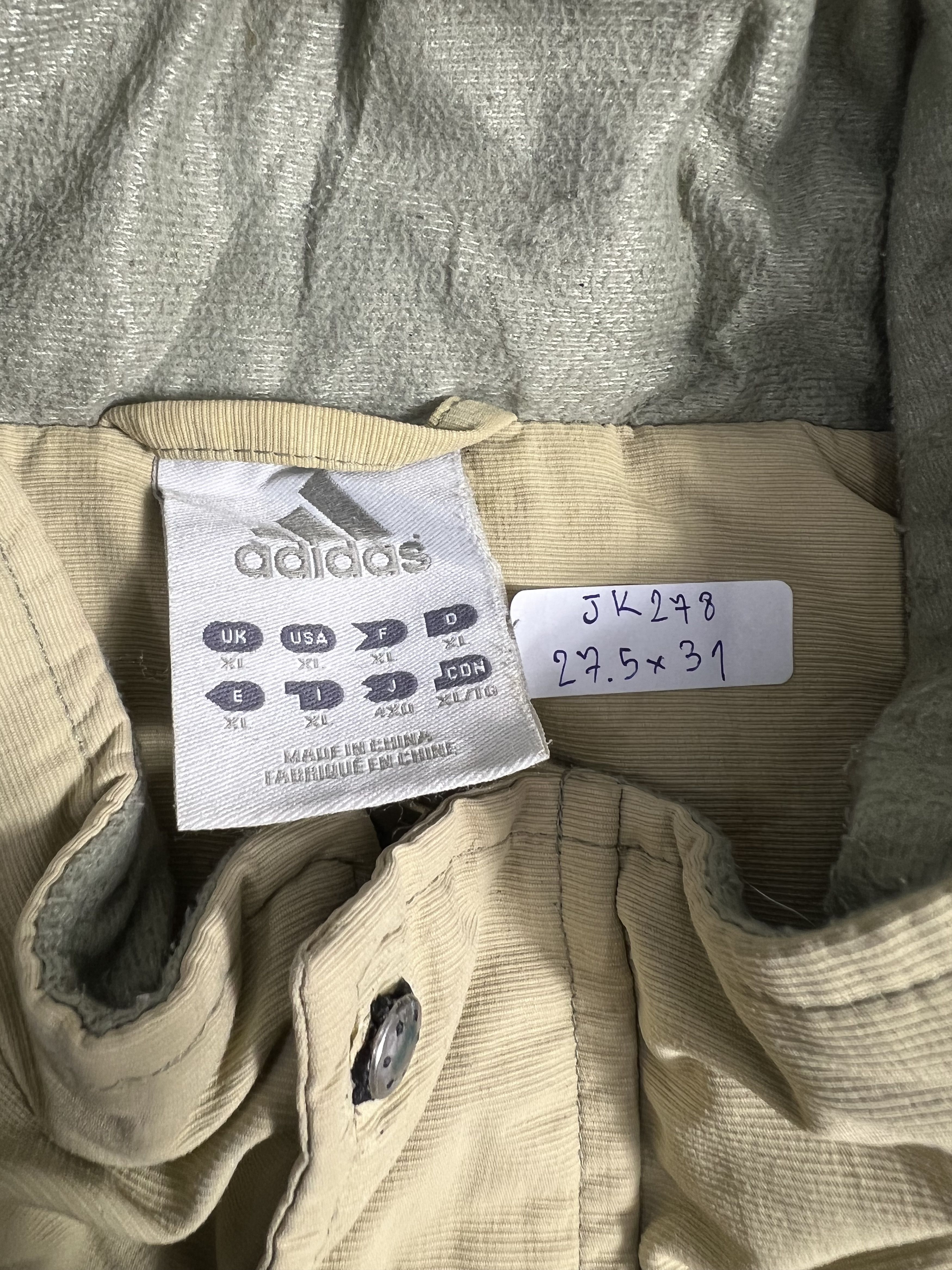 Adidas Vintage Adidas Lined Polyester Jacket (XL) JK278 Size US XL / EU 56 / 4 - 6 Thumbnail