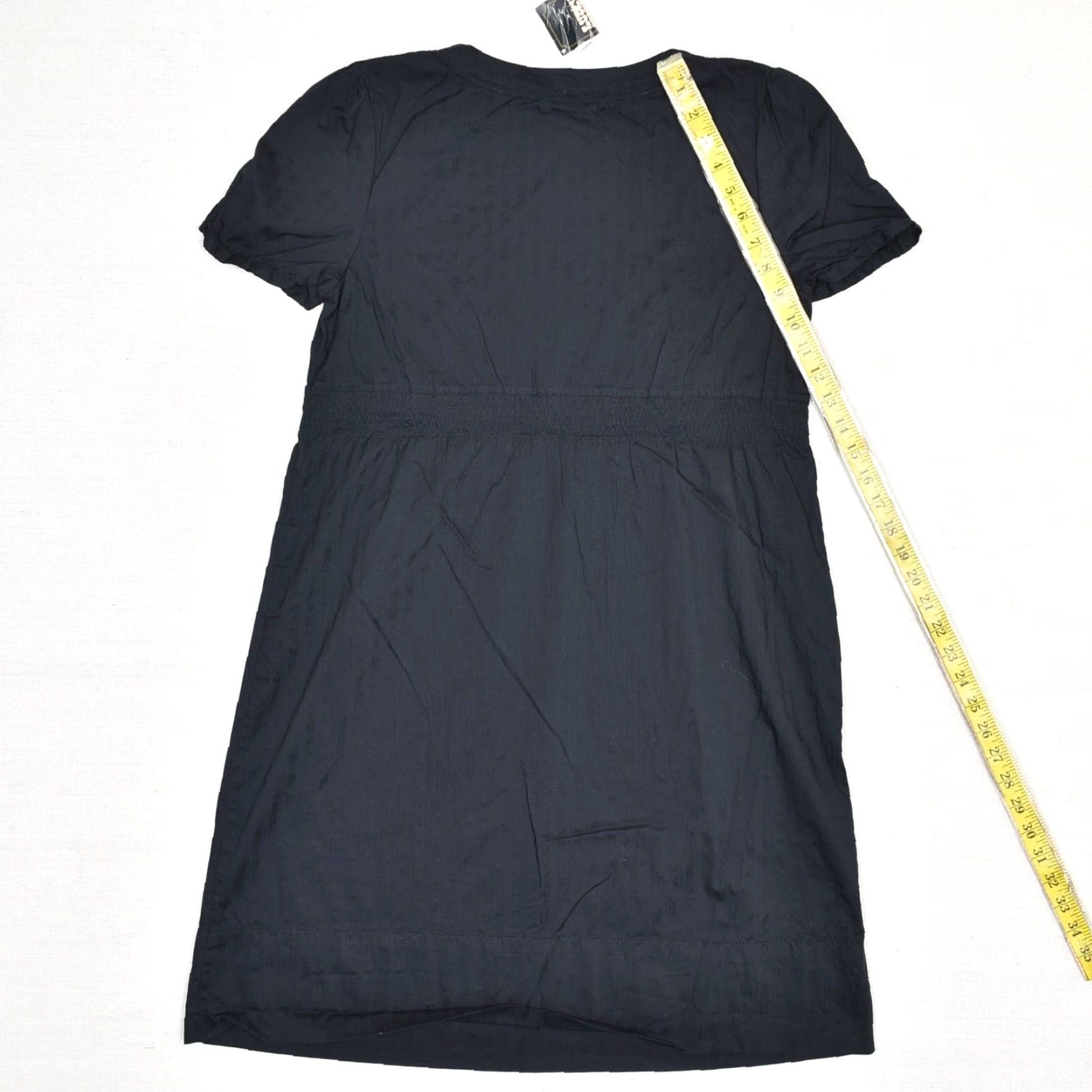 lucky brand black dress Lucky Brand Black Sheer Patterned Floral Velvet Midi Dress with Tags  Attached (Medium) main image 1