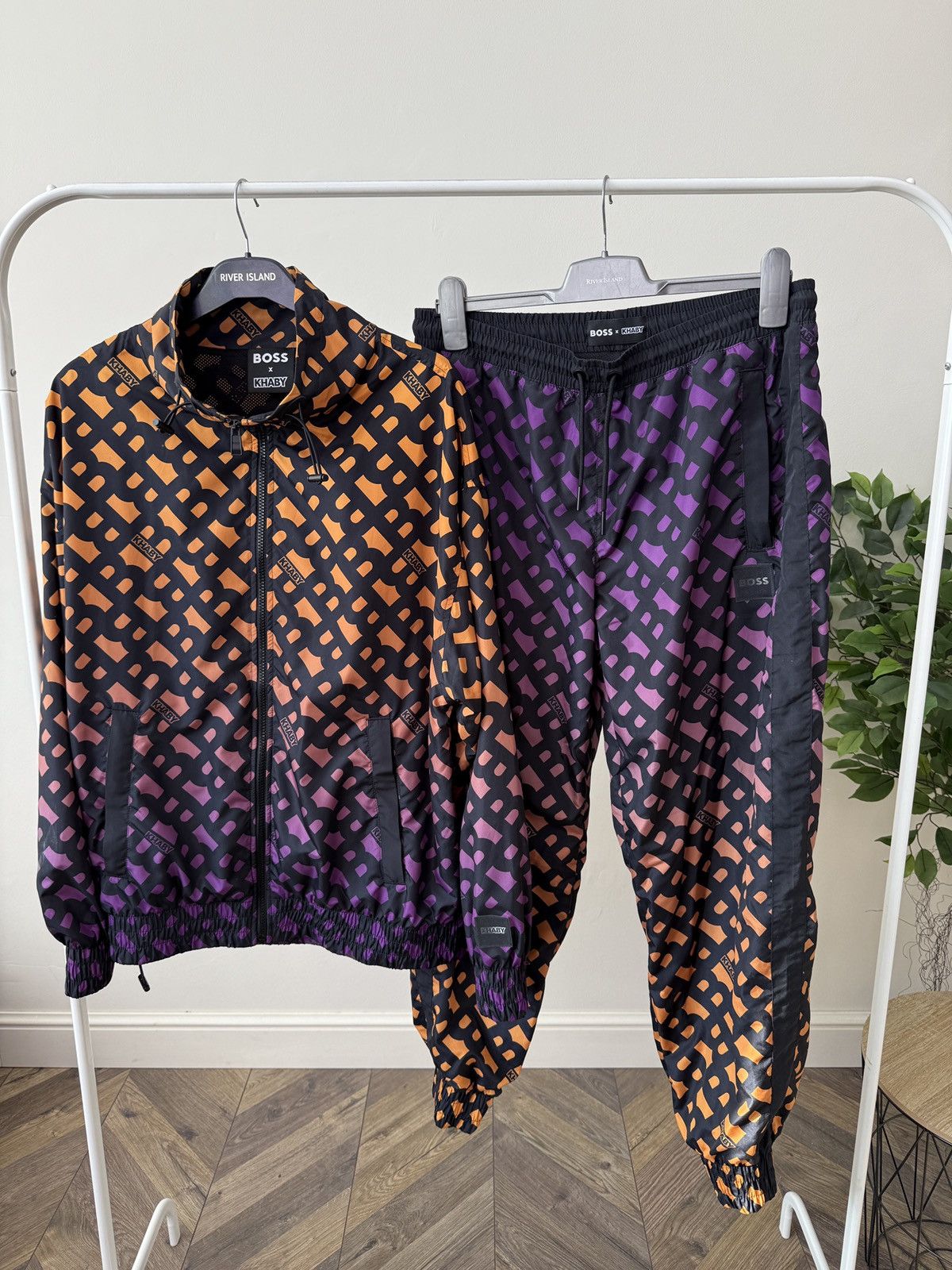 Hugo Boss Hugo Boss x Khaby Windbreaker Tracksuit Set Mens Size US M / EU 48-50 / 2 - 1 Thumbnail