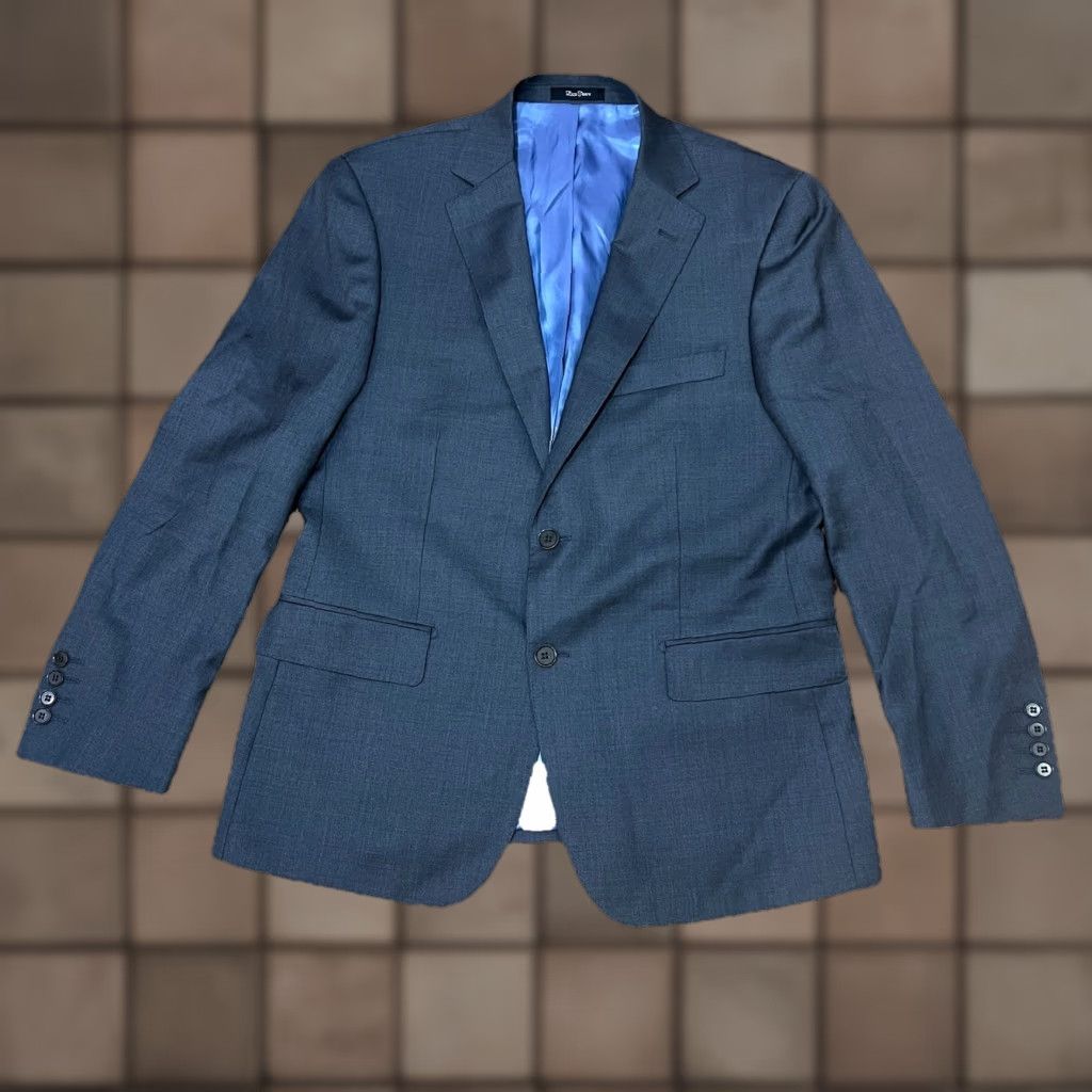 Vintage Enzo Tovare Blazer Mens 40S Gray Wool Jacket Size 40R - 1 Thumbnail
