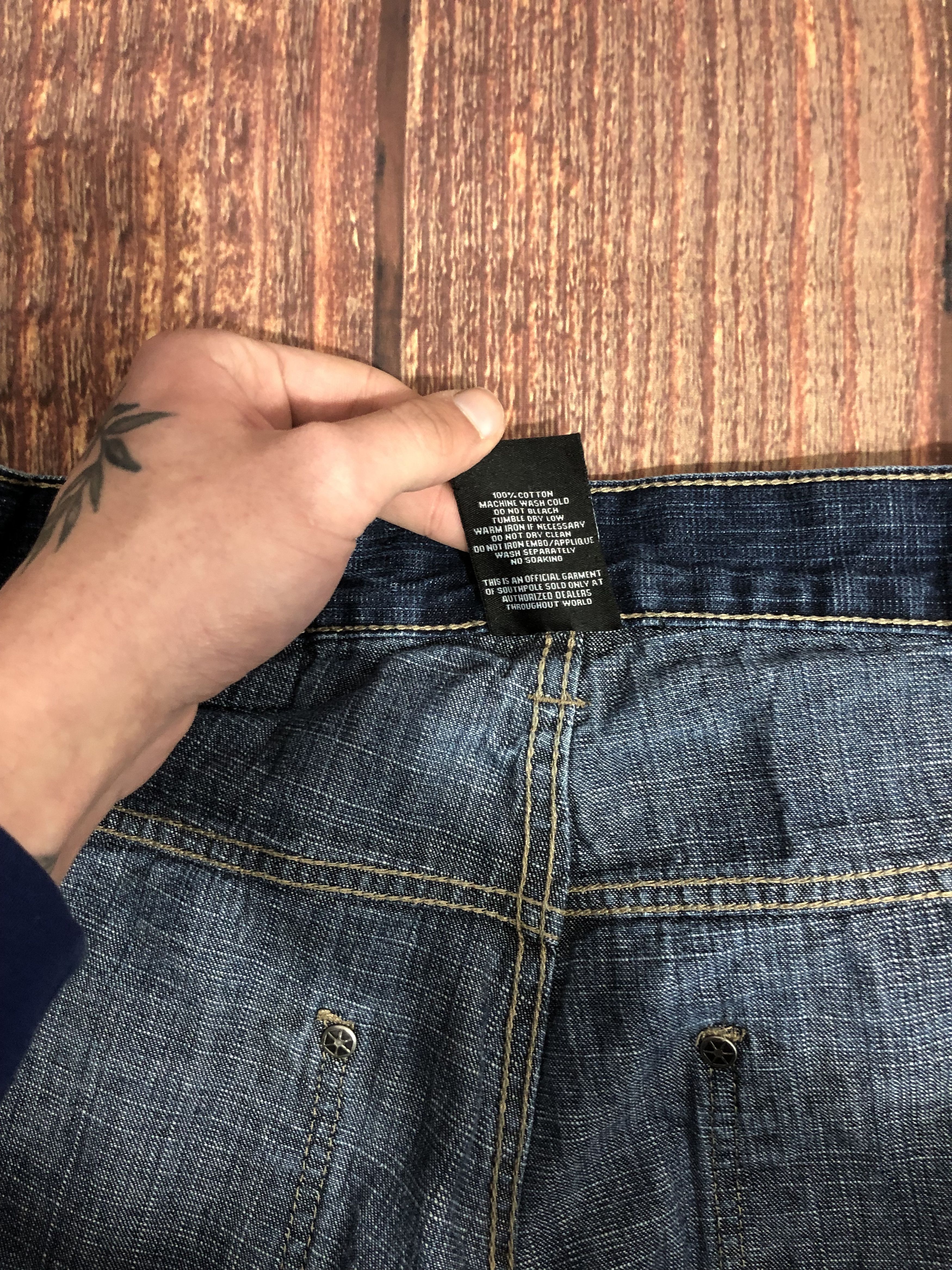 JNCO × Southpole Crazy Vintage Baggy Rap Jeans JNCO Southpole Skater Wide Leg Size US 34 / EU 50 - 21 Thumbnail