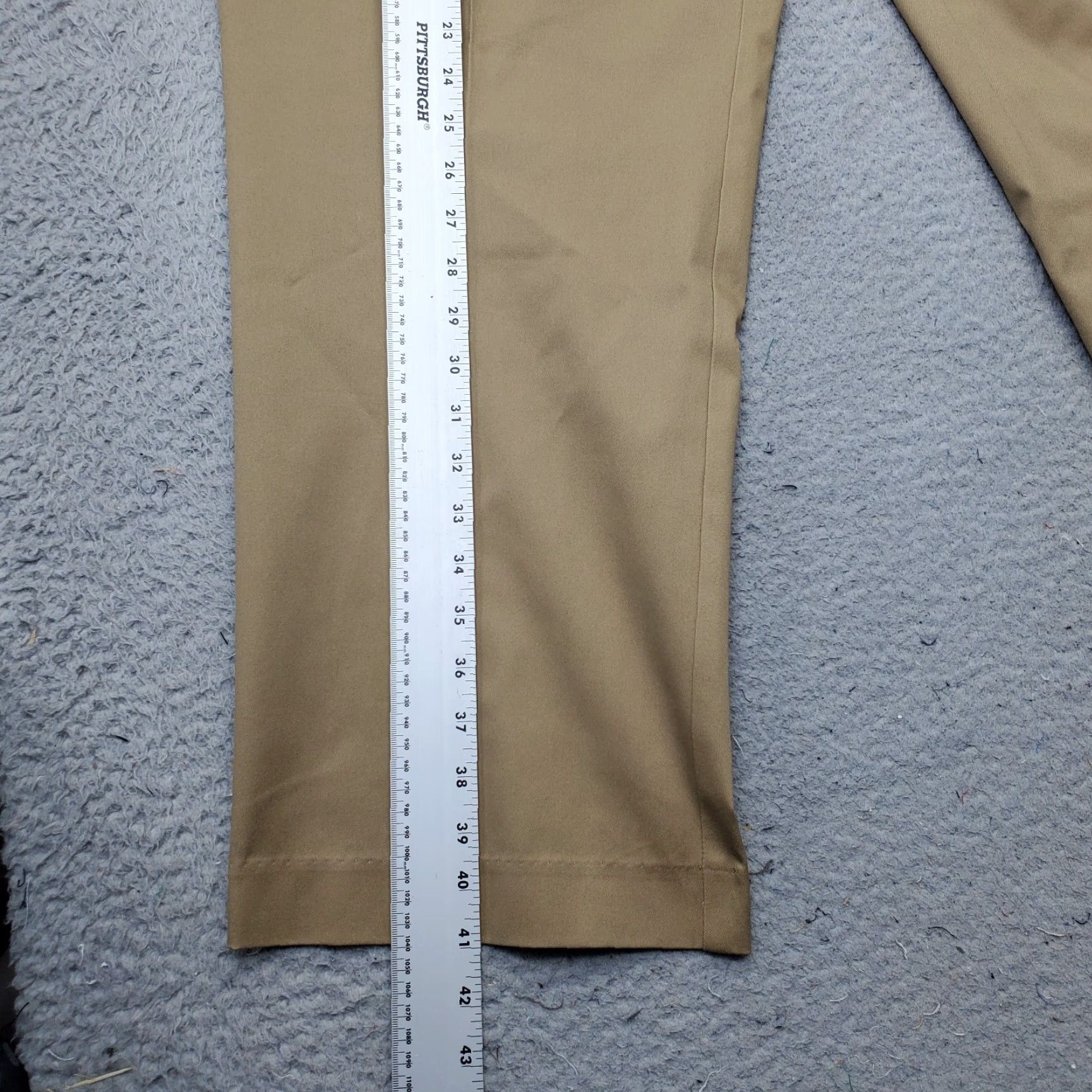 Dockers DOCKERS Mens Khaki Pants Tan 48 Regular Straight Pleated Pockets Slah Pocket Casual Business Formal Size 48 Mens Size US 32 / EU 48 - 3 Thumbnail