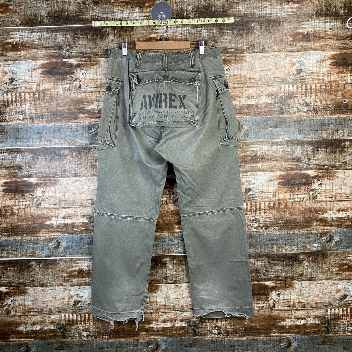 Avirex DL Avirex Green big pocket Cargo Multipocket Pants #C789 Size US 30 / EU 46 - 1 Thumbnail