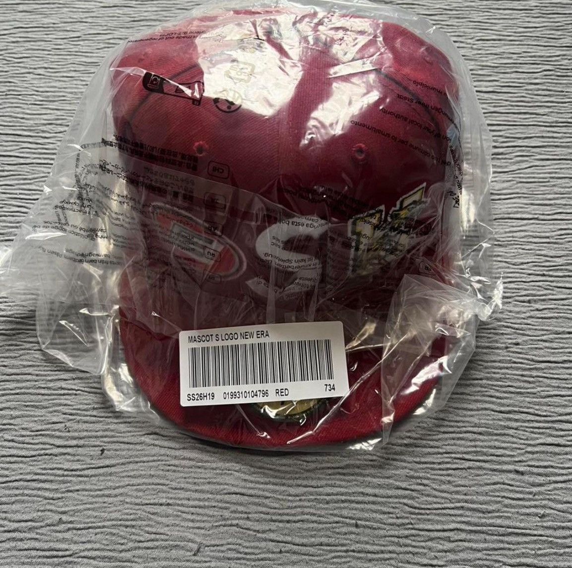 Supreme Supreme Jesus Piece S Logo FW23 New Era Fitted Hat Red 7 3