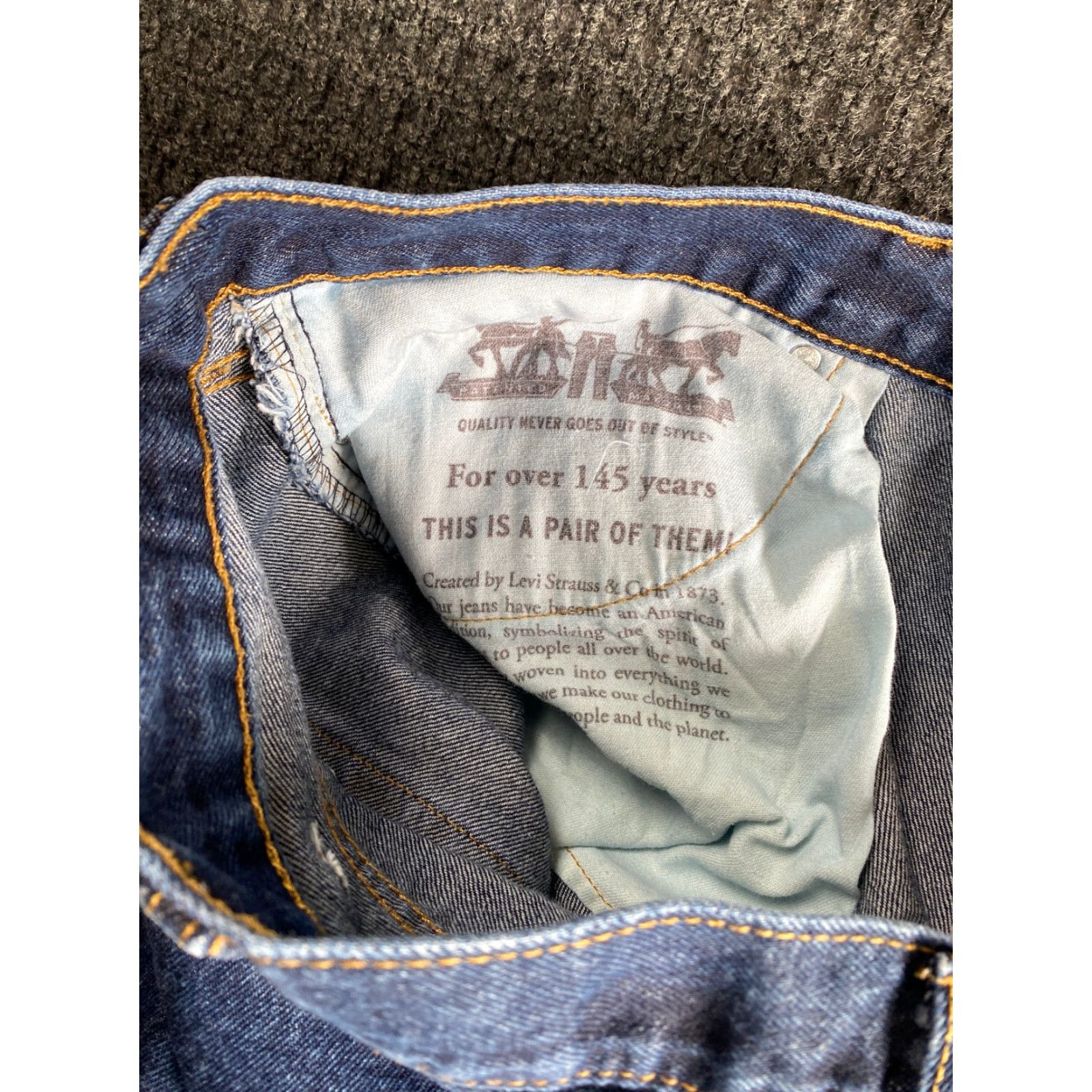Levi's VINTAGE Levi’s 505 Denim Jeans 42 x 30 Medium Wash Mens Regular Jeans Blue 80s 90s Retro Hip Hop Rock USA Size US 42 / EU 58 - 5 Thumbnail