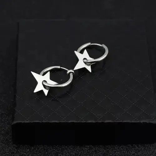 Vintage Retro star stud earrings Size ONE SIZE - 2 Thumbnail