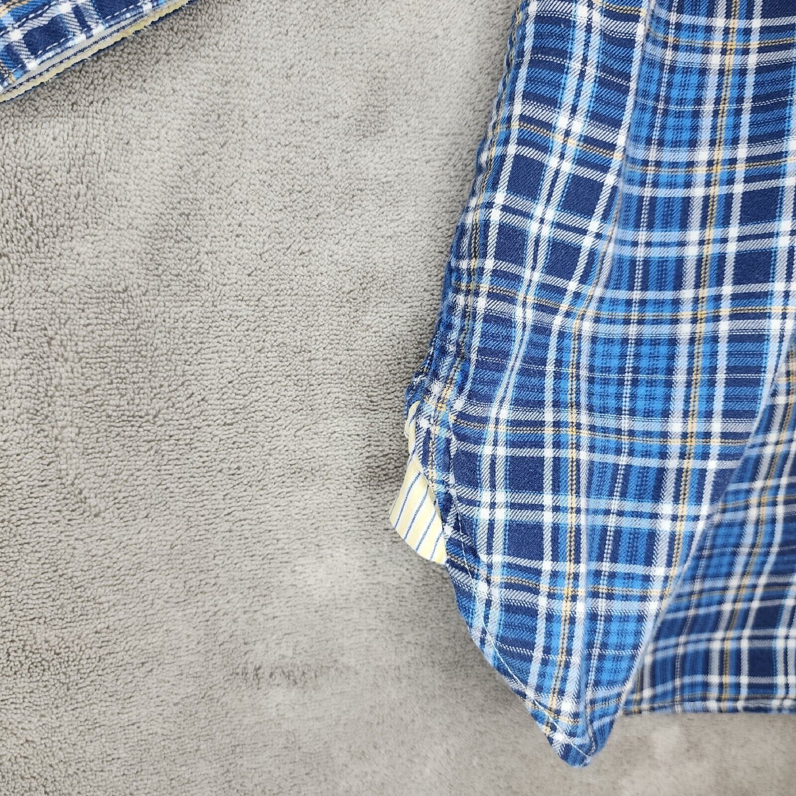 Brooks Brothers Brooks Brothers Medium Blue Plaid Long Sleeve Shirt Slim Size US M / EU 48-50 / 2 - 7 Thumbnail