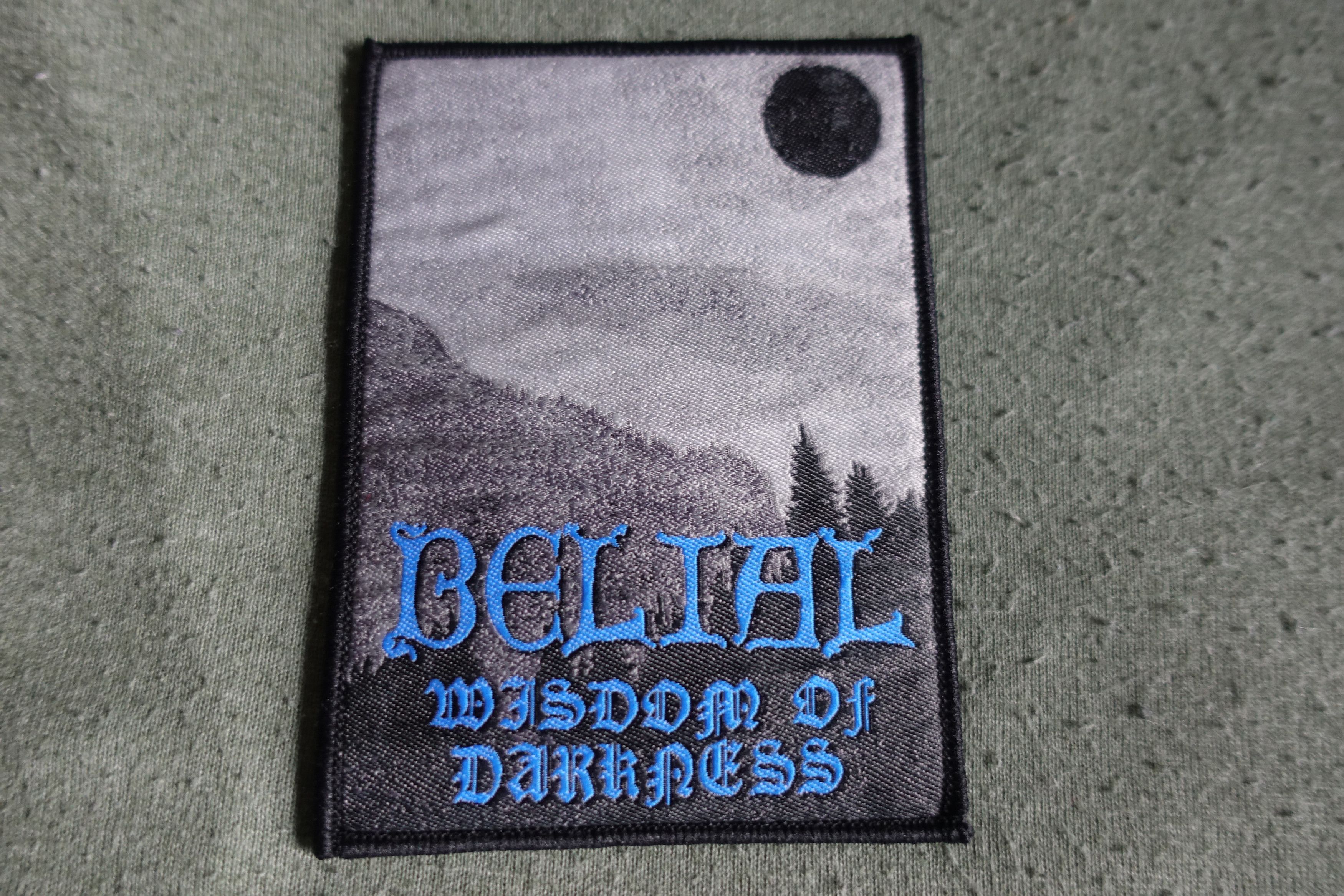 Band Tees Belial "Wisdom of Darkness" woven patch Black Death Metal Size ONE SIZE - 1 Thumbnail