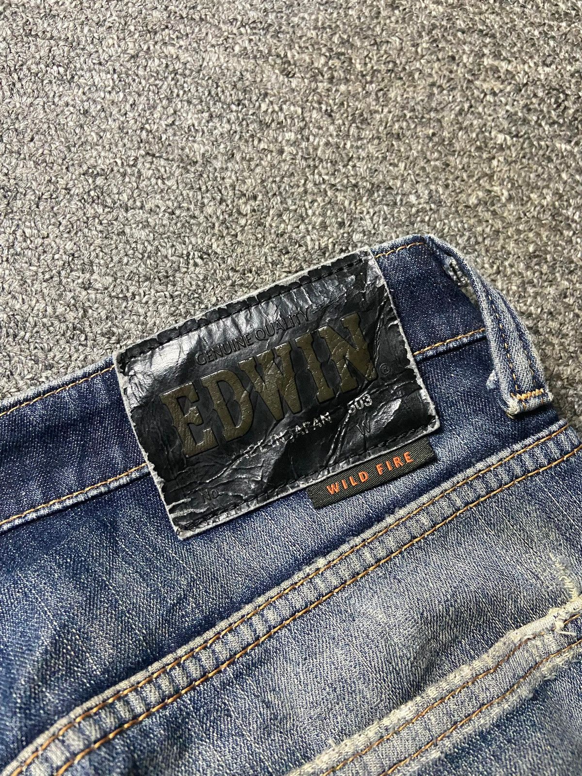 Edwin Edwin 503 Wild Fire Distressed Jeans (138) Size US 30 / EU 46 - 4 Thumbnail