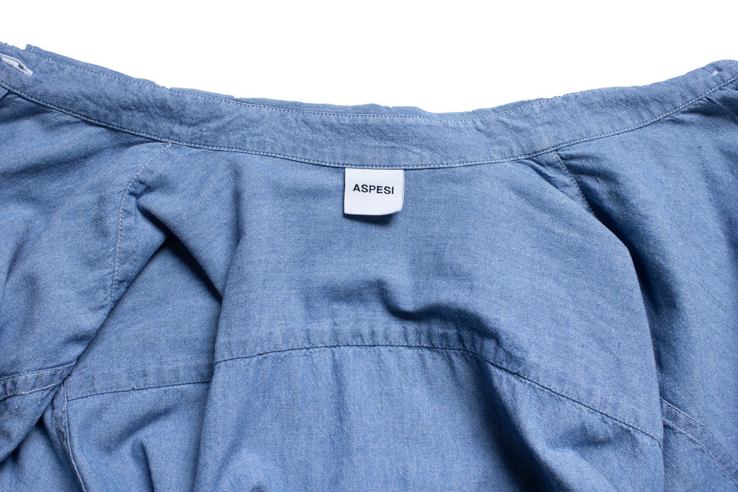 Aspesi Aspesi, blue denim shirt Size M / US 6-8 / IT 42-44 - 8 Thumbnail