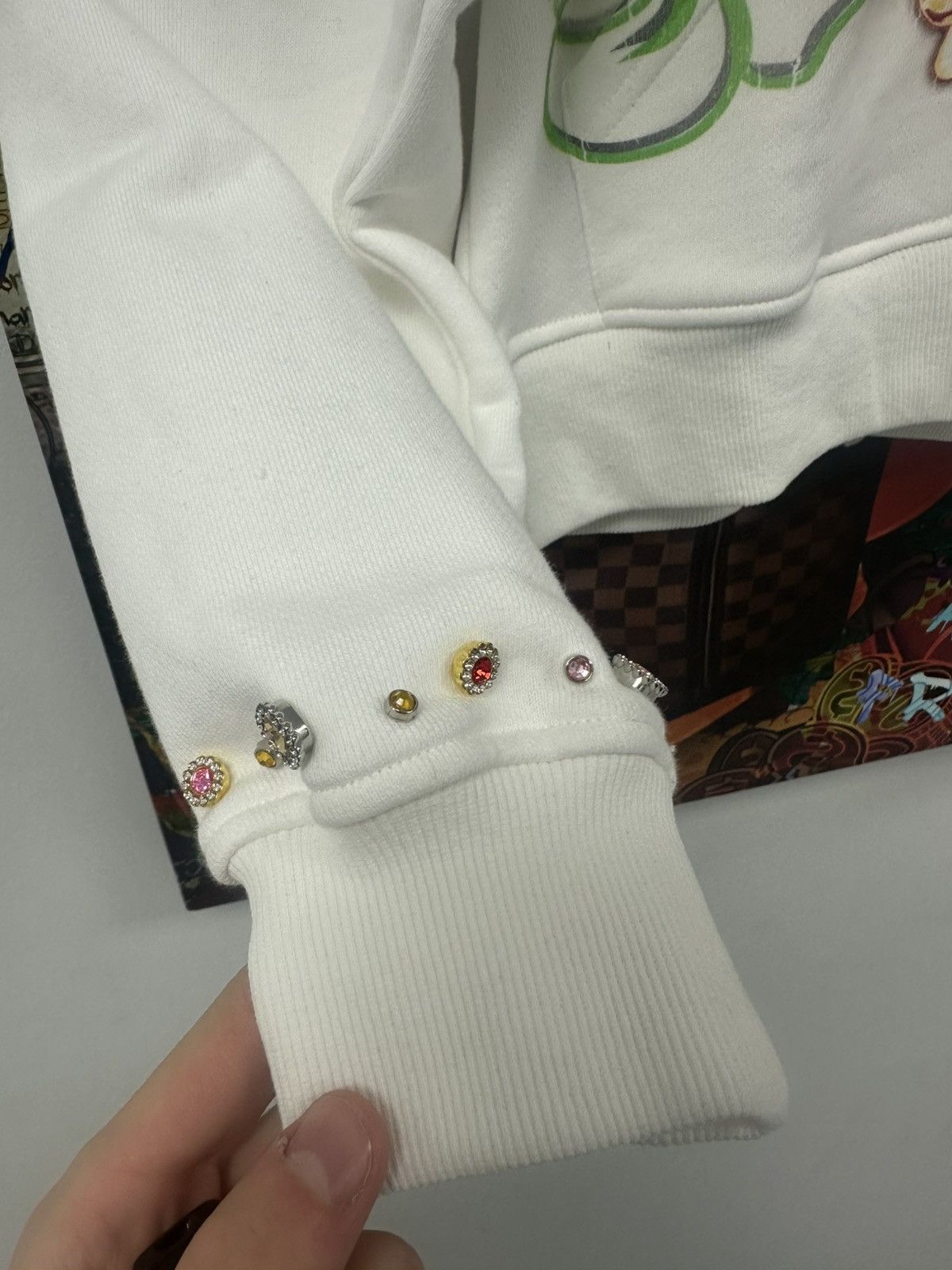Lost Enterprises × Other Lost Intricacy Zip Up White Rhinestone Paper Mag Size US XL / EU 56 / 4 - 2 Thumbnail
