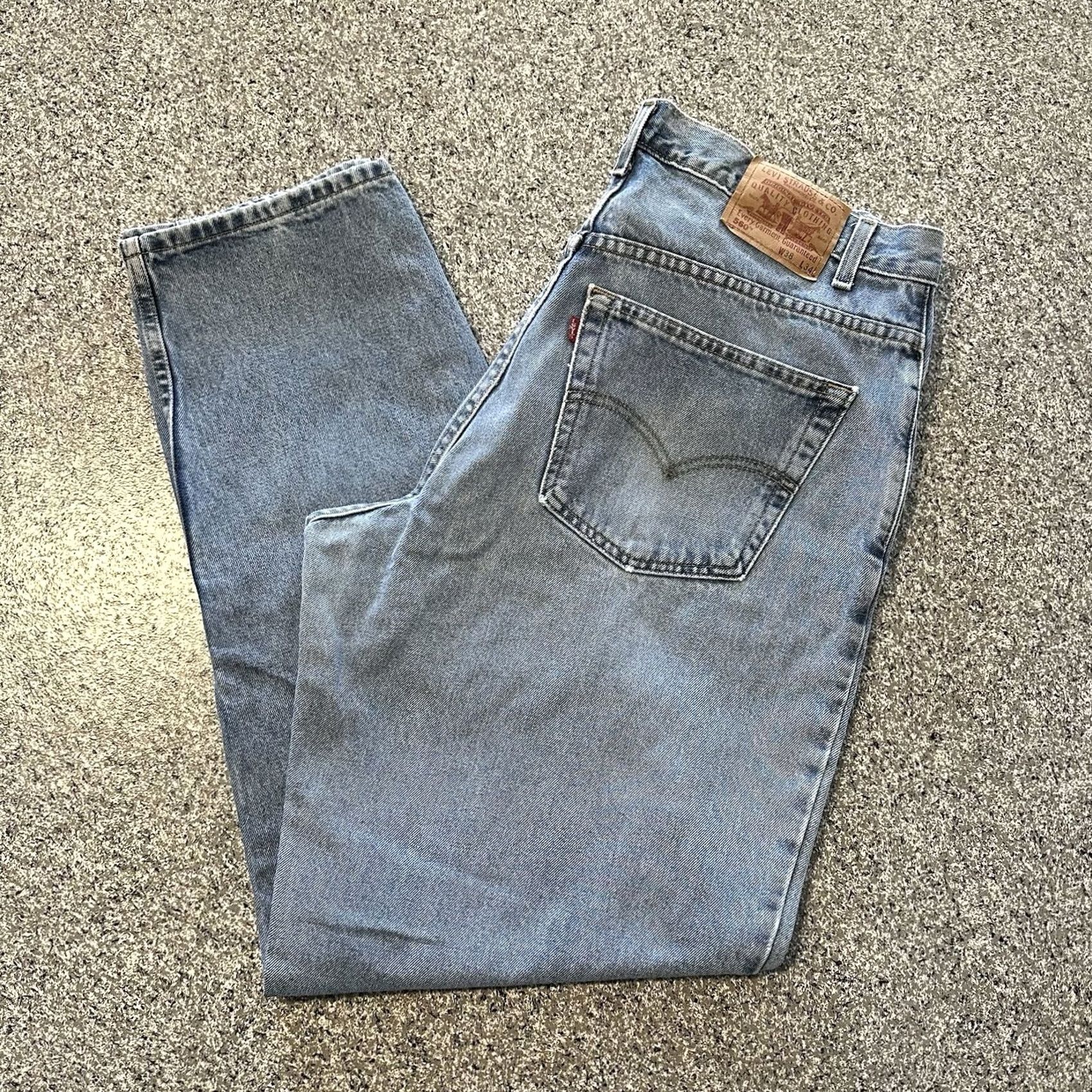Levi's Levi’s Jeans Mens 560 Vintage 560 Jeans Mens 38x34 Levi's 560 Denim Blue Cotton 5-Pocket Mens Regular XS-XL Smart Fit 560 Size US 38 / EU 54 - 2 Thumbnail