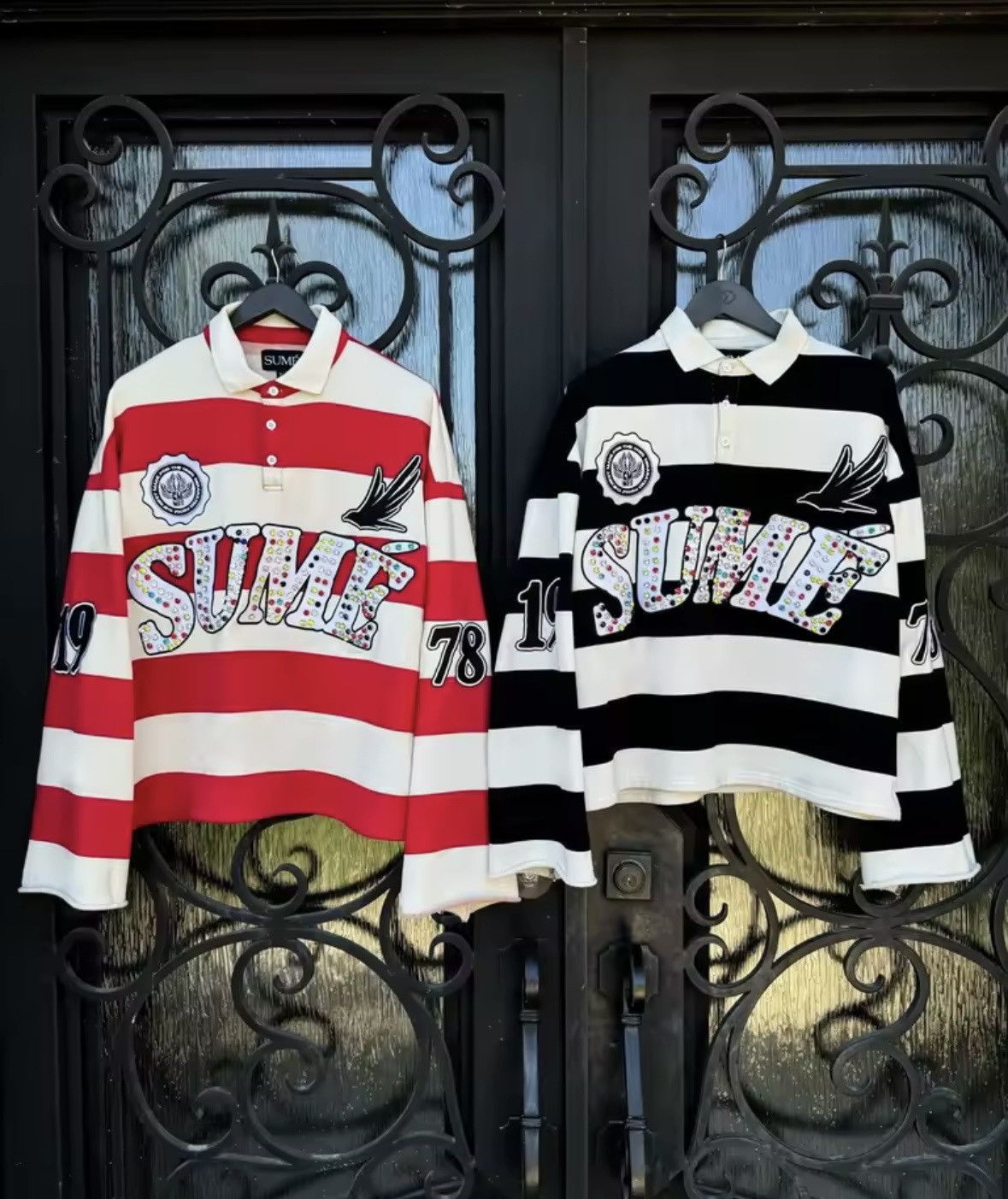 Other Hip Hop Embroidery stripe polo shirt Size US L / EU 52-54 / 3 - 2 Thumbnail