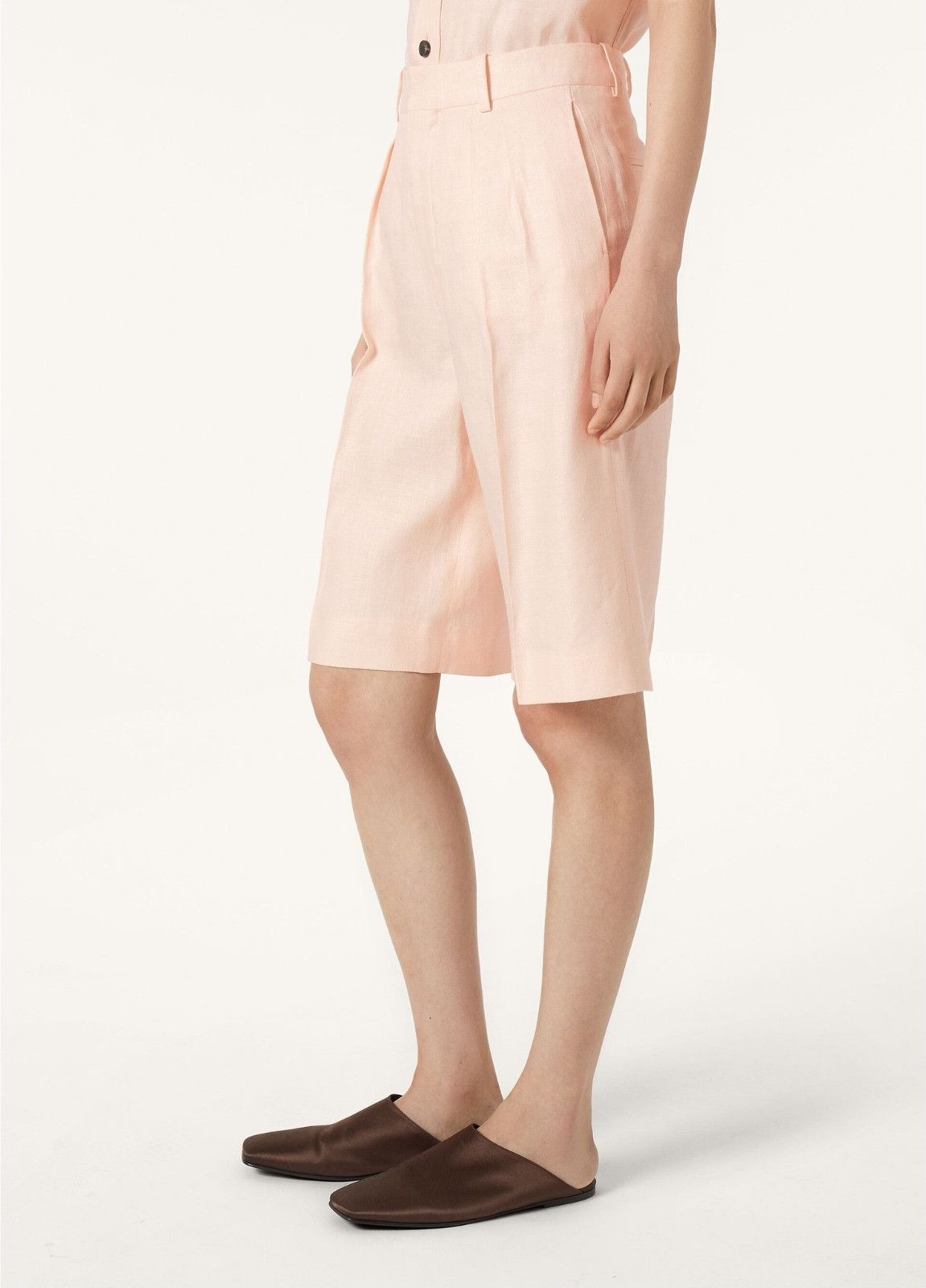 Loro Piana o1srvl11e0526 FAP2806 Digby Bermuda Short in Pink Size 25" / US 0 / IT 36 - 3 Thumbnail