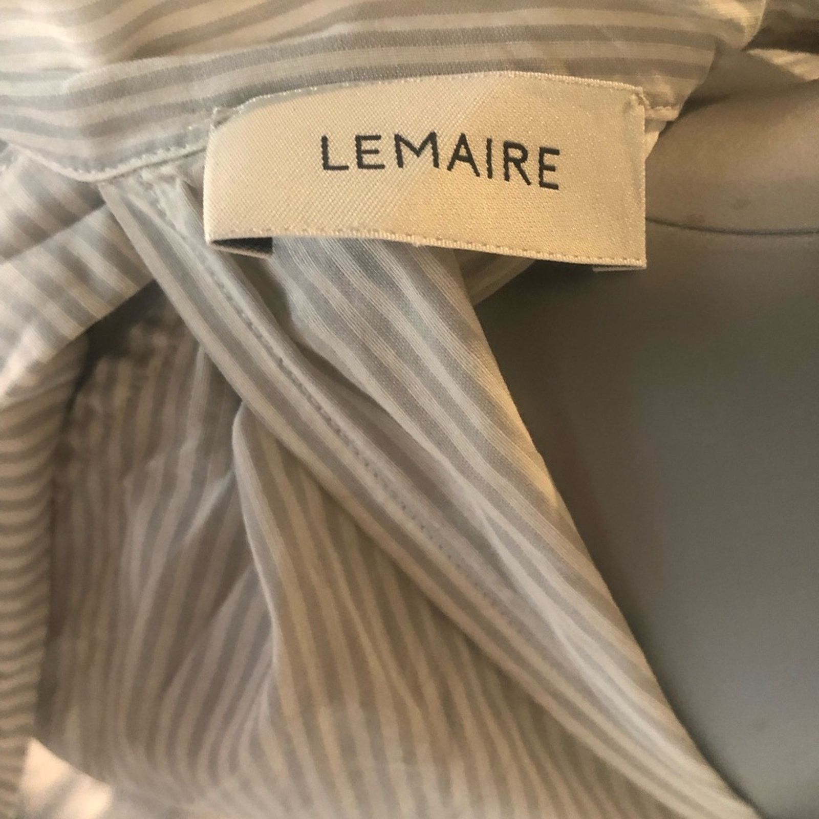 Lemaire Dress cotton striped Designer Lemaire Size S / US 4 / IT 40 - 13 Thumbnail