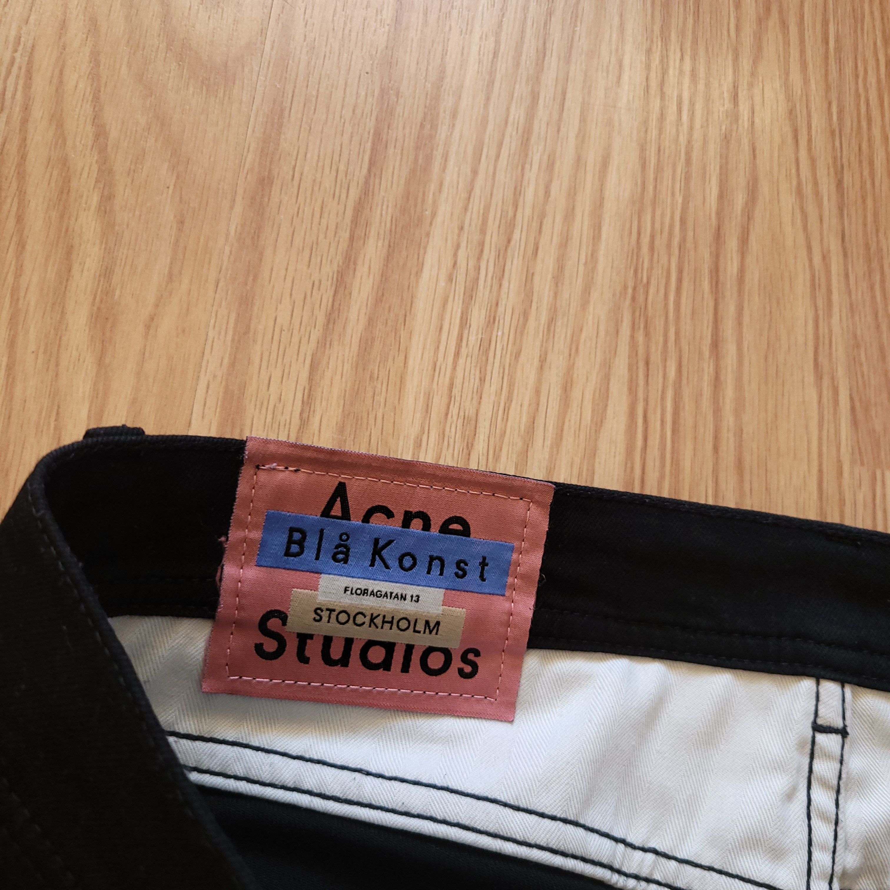 Acne Studios Acne Studios north stay black 30 /32 Size US 30 / EU 46 - 2 Thumbnail