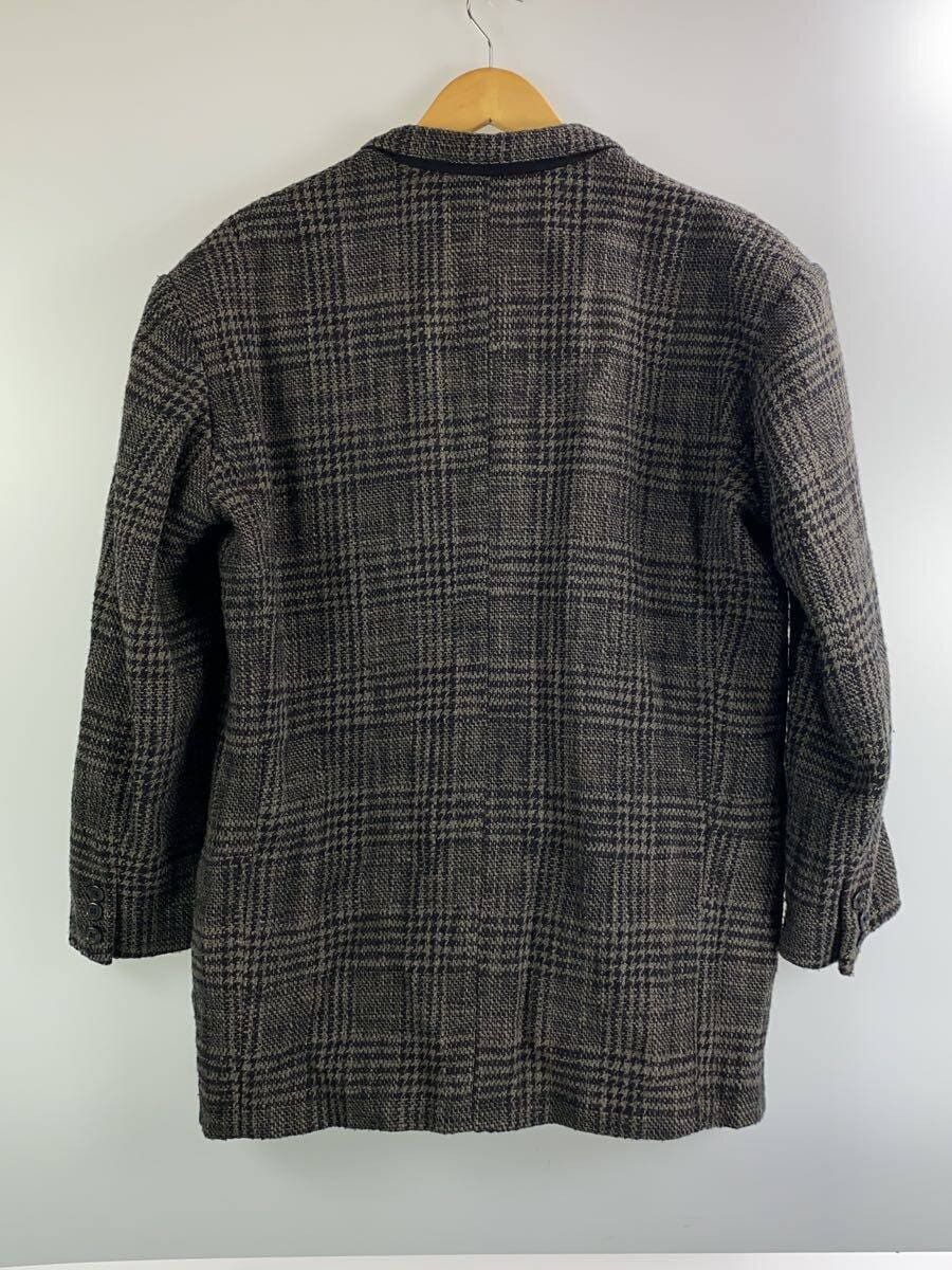 Yohji Yamamoto 80's Checkered Wool Jacket Size US M / EU 48-50 / 2 - 2 Thumbnail