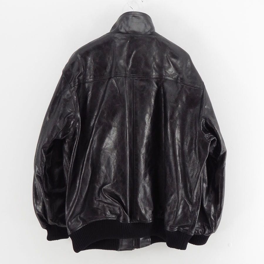 AURALEE LAMB LEATHER ZIP BLOUSON AW25 / size 4 / new w tags