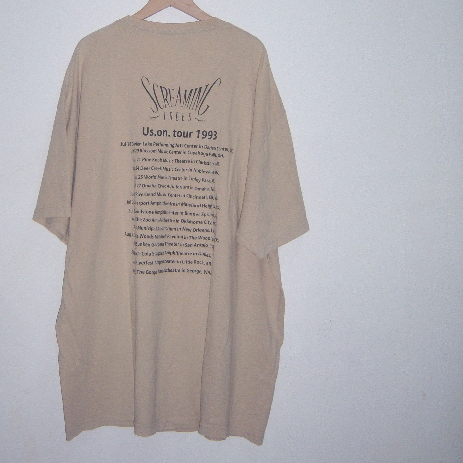 Band Tees Screaming Trees US on Tour 93 Size US XXL / EU 58 / 5 - 9 Thumbnail