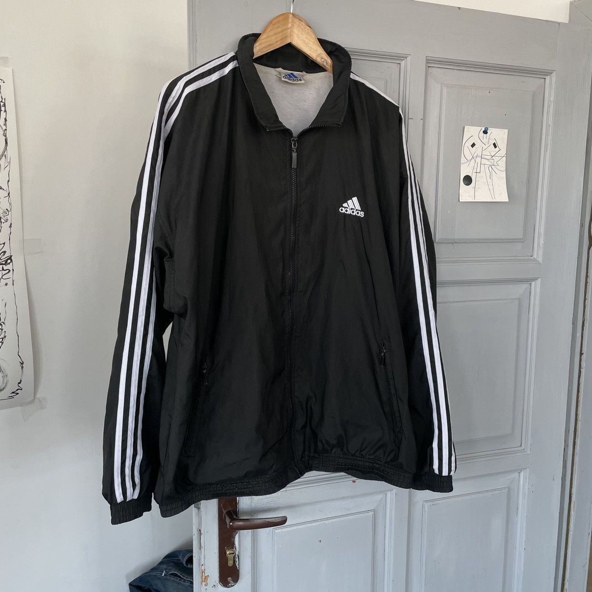 Adidas Vintage Adidas Tracksuit Jacket Three Striped y2k size XL Size US XL / EU 56 / 4 - 3 Thumbnail