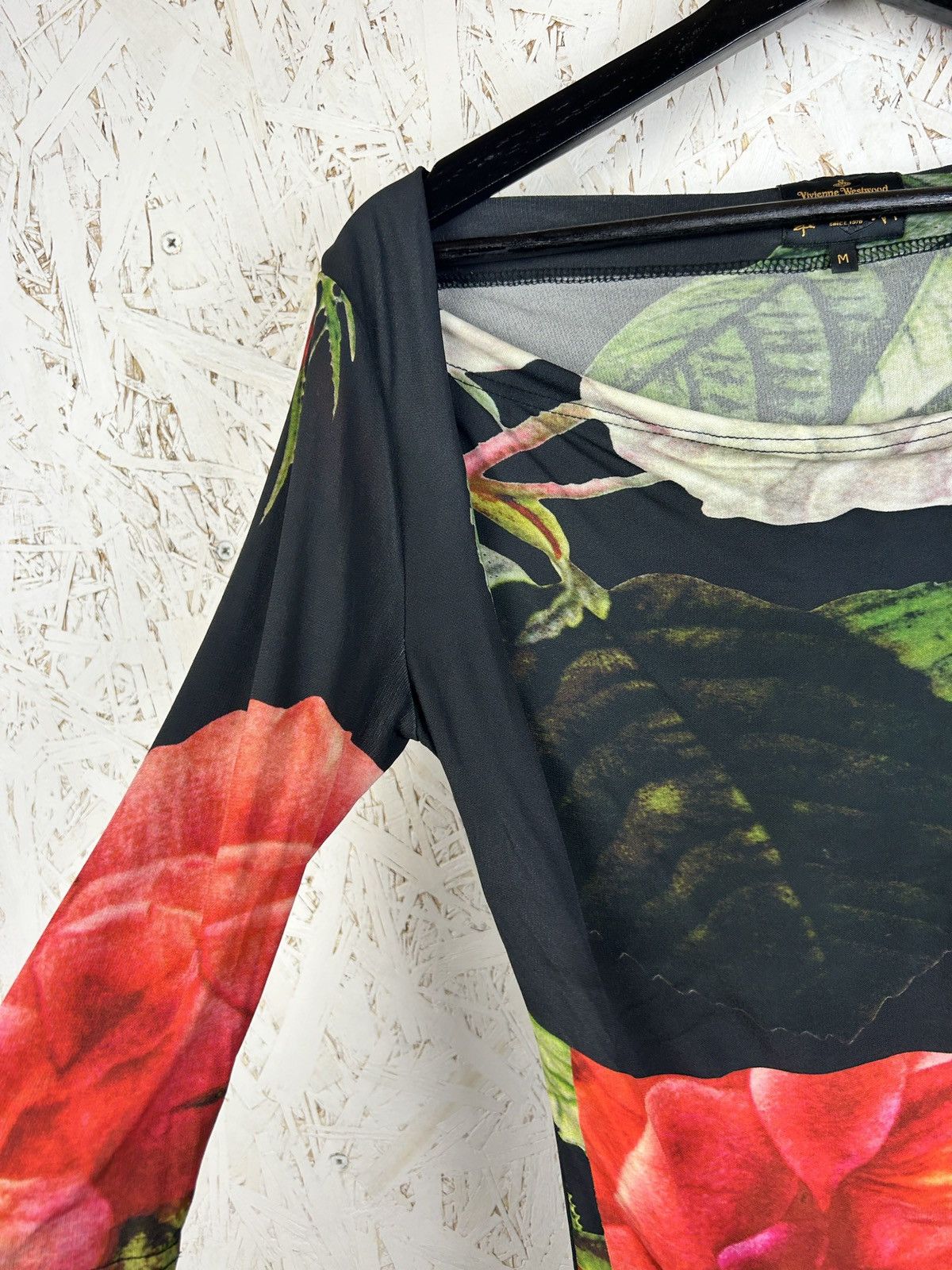 Vivienne Westwood Vivienne Westwood Off Shoulder Anglomania Floral Top Blouse Size M / US 6-8 / IT 42-44 - 2 Thumbnail