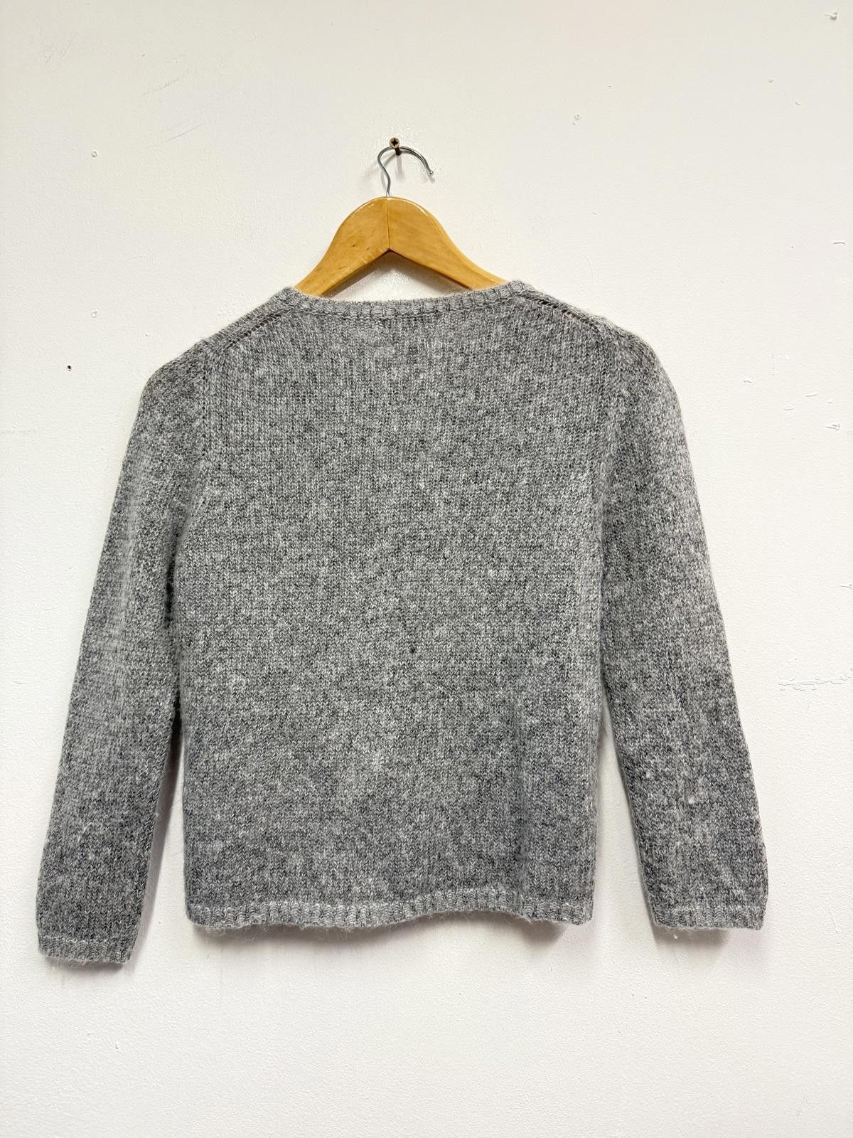 Massimo Dutti Massimo Dutti Grey Knit Cardigan XS Size XS / US 0-2 / IT 36-38 - 3 Thumbnail