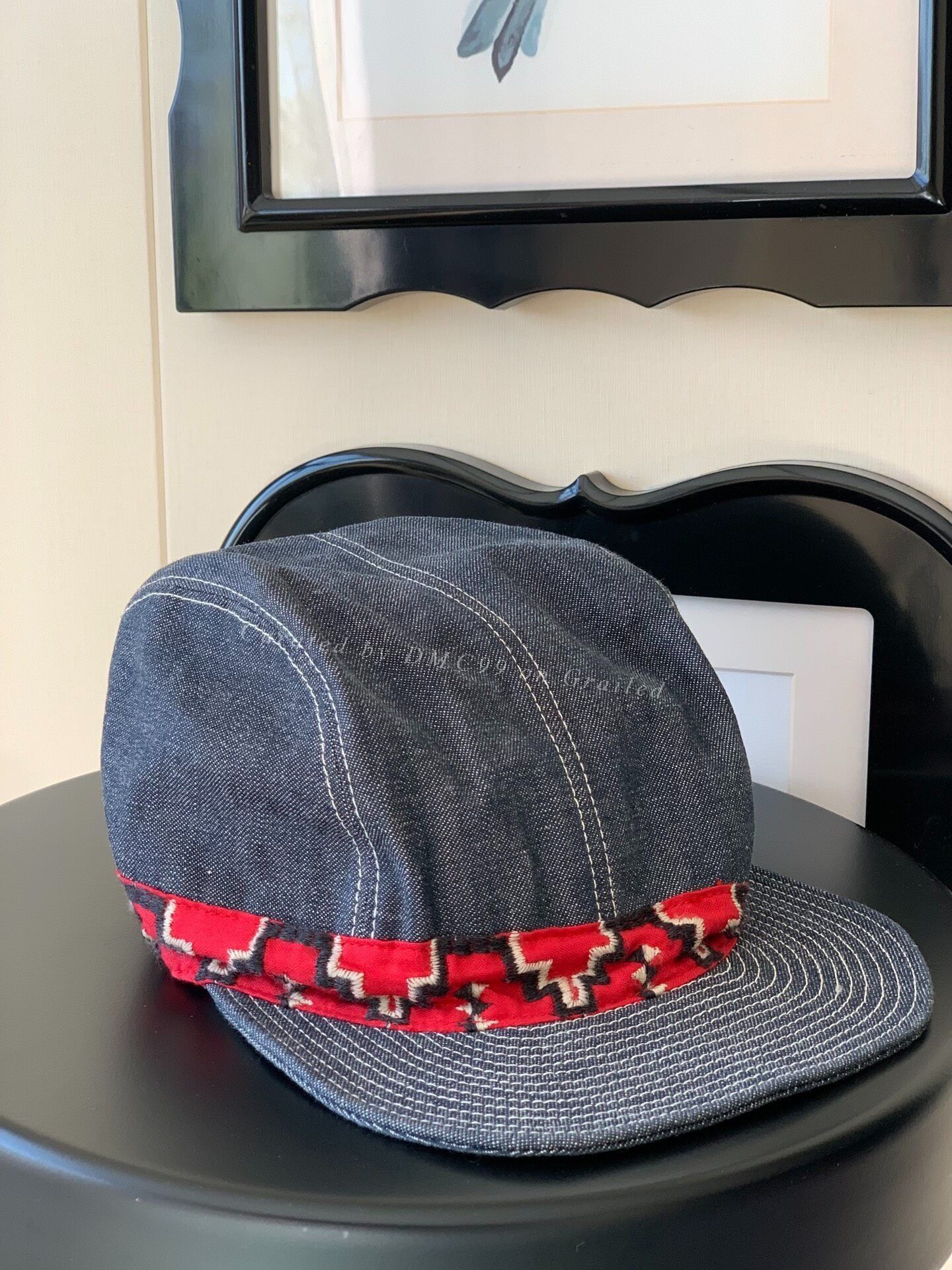 Kapital Kapital Denim Newsboy Cap Size ONE SIZE - 1 Thumbnail