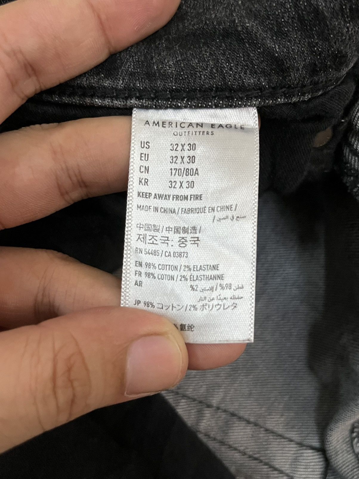 14th Addiction Vintage Japanese Brand Trash Deep Dark Black Distressed Jean Size US 32 / EU 48 - 11 Thumbnail