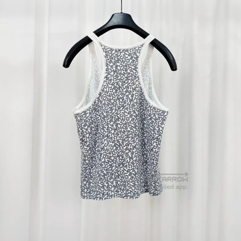 Chanel Chanel Full-printed letter beaded vest Size XS / US 0-2 / IT 36-38 - 2 Thumbnail