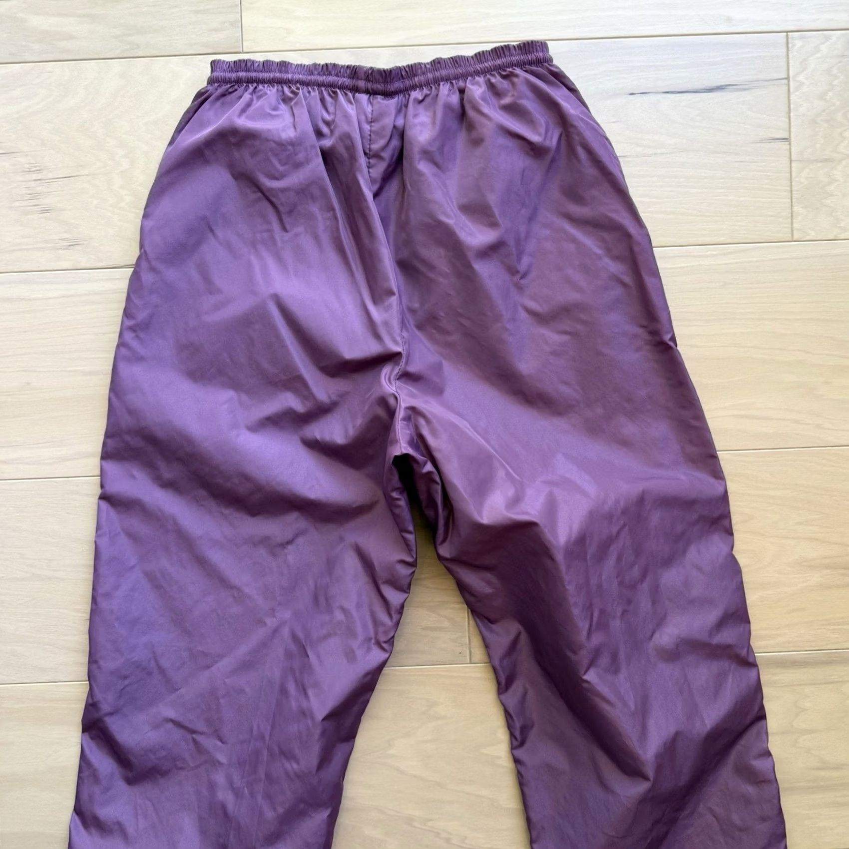 Nike VINTAGE Nike Sweatpants Women's Medium Purple 80s Track Sportswear Size 40" / US 18 - 7 Thumbnail