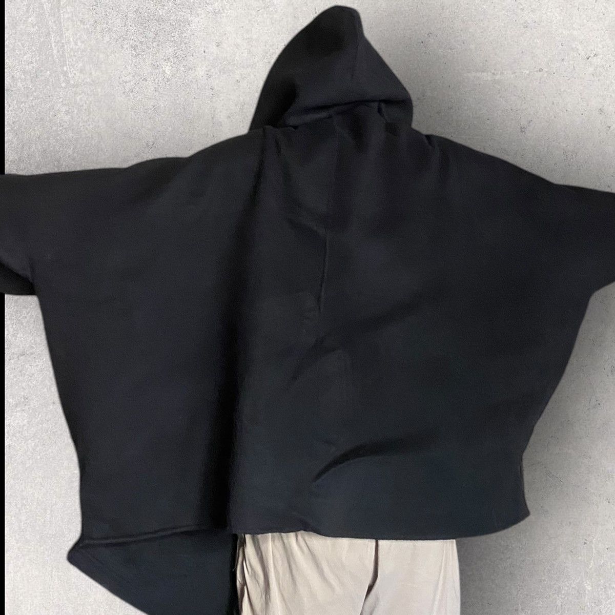 Issey Miyake Vintage Issey Miyake Asymmetric Oversized Wool Wind cot Size US M / EU 48-50 / 2 - 4 Thumbnail